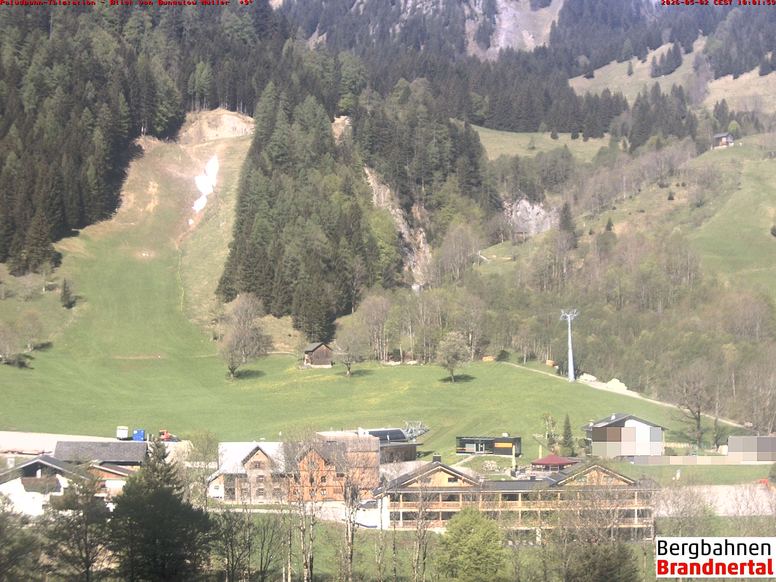 Blick auf Palüdbahn von Bungalow Müller