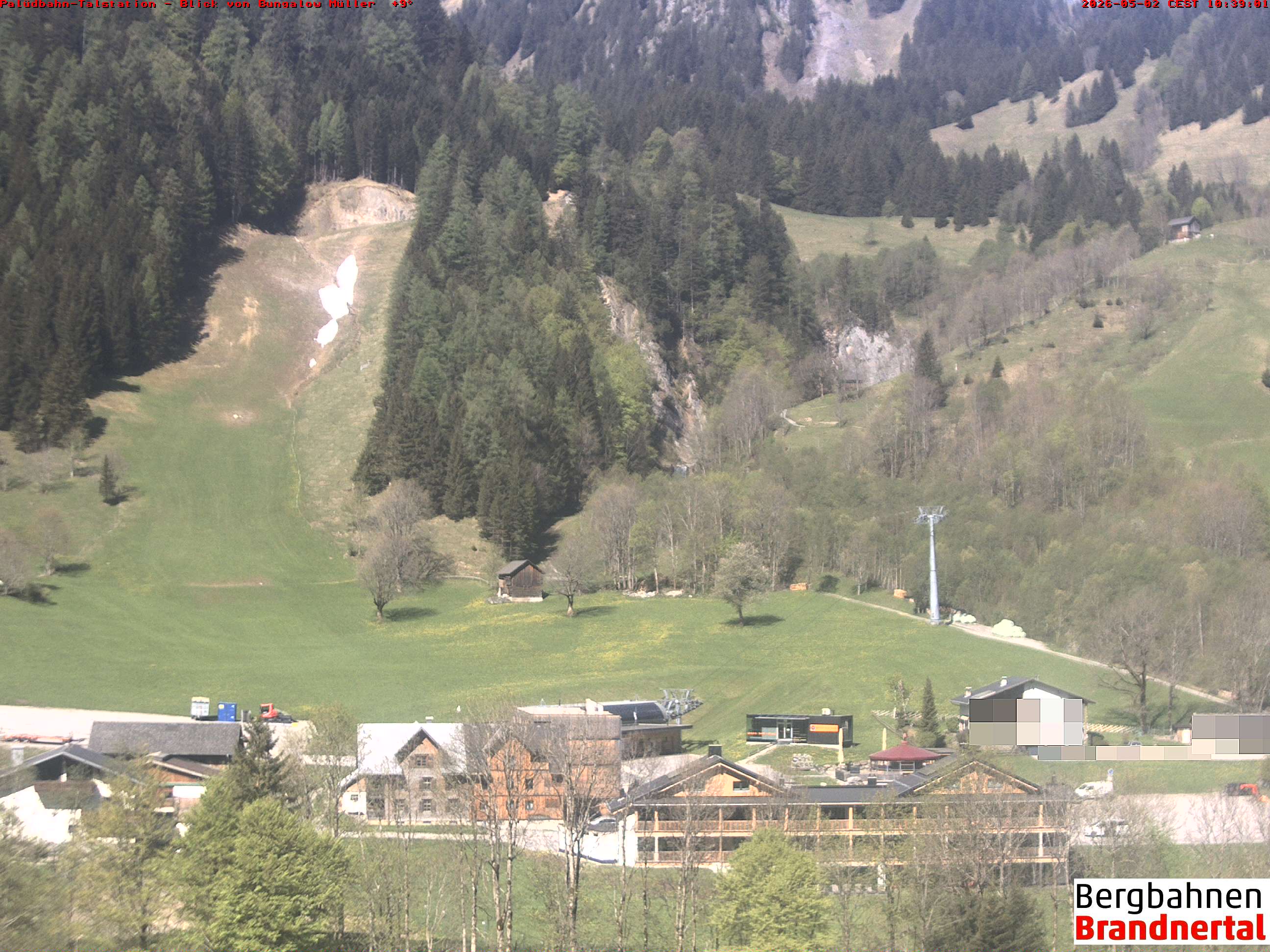 Blick auf Palüdbahn von Bungalow Müller