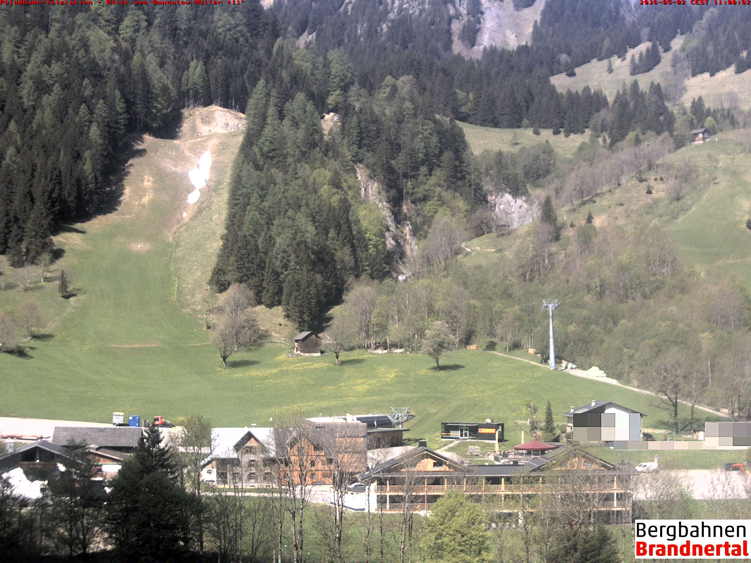Blick auf Palüdbahn von Bungalow Müller