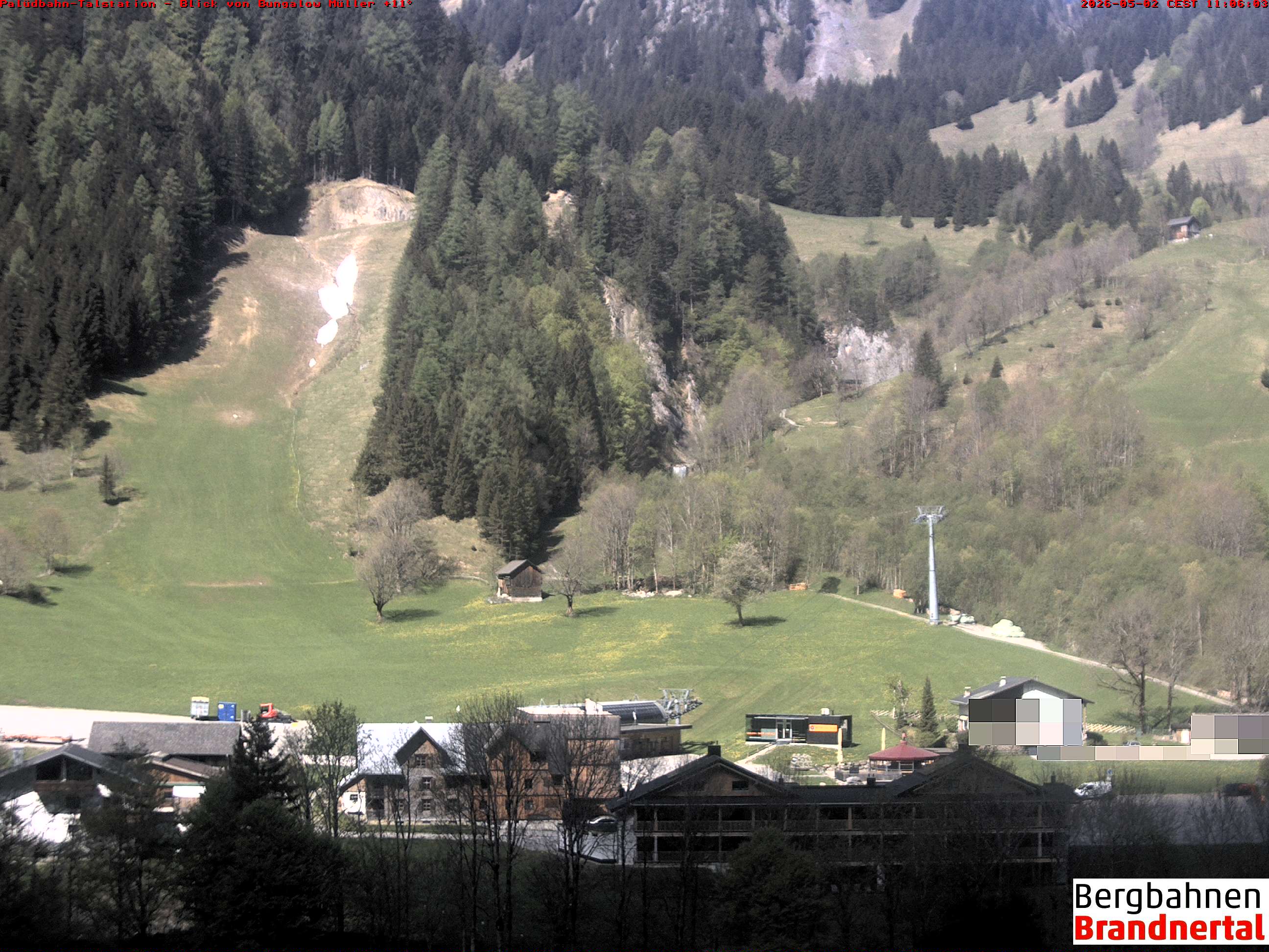 Blick auf Palüdbahn von Bungalow Müller
