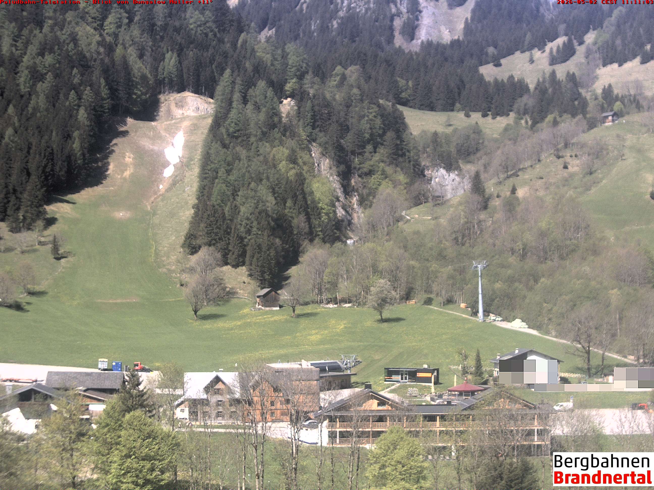 Blick auf Palüdbahn von Bungalow Müller