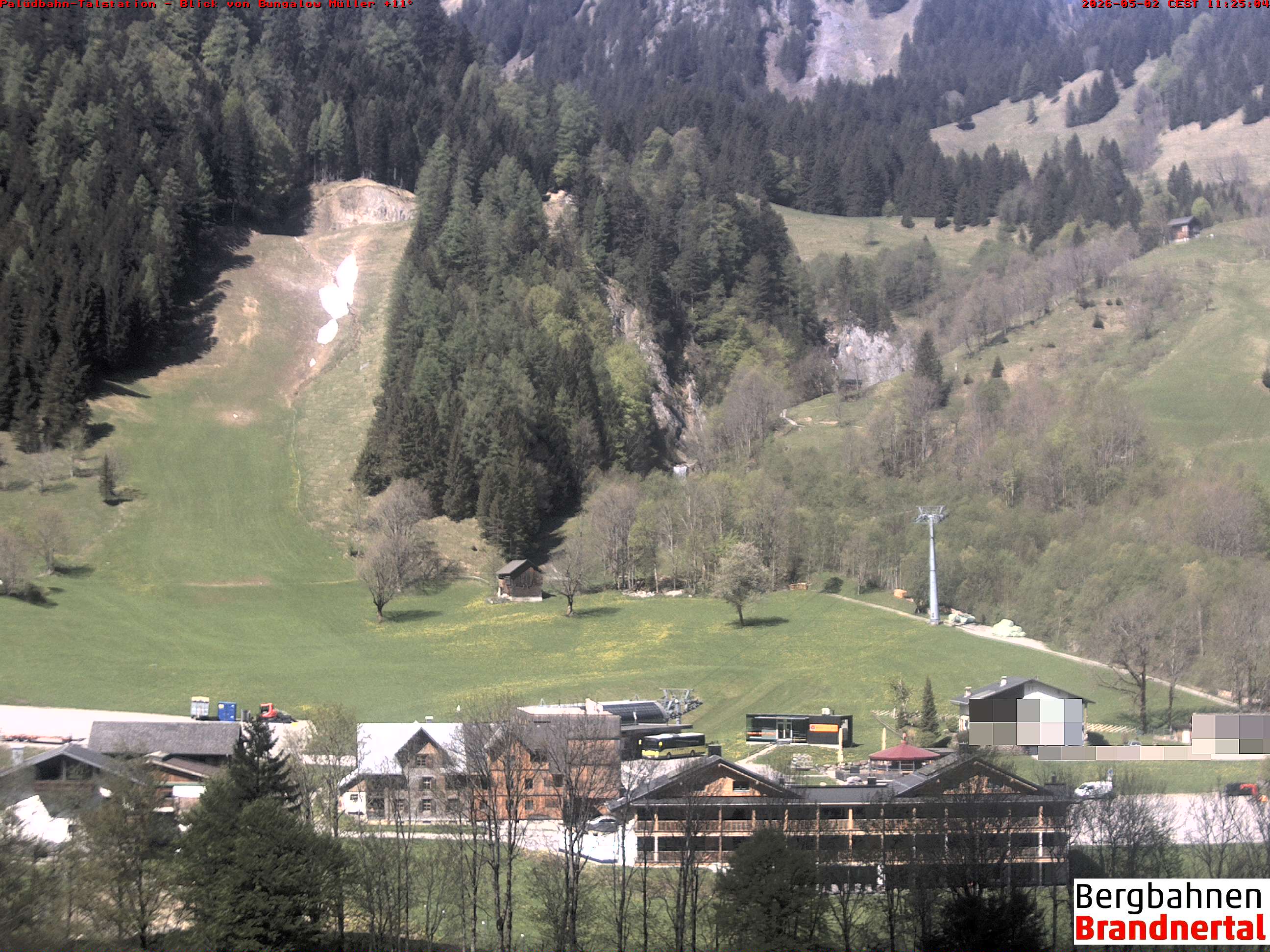 Blick auf Palüdbahn von Bungalow Müller
