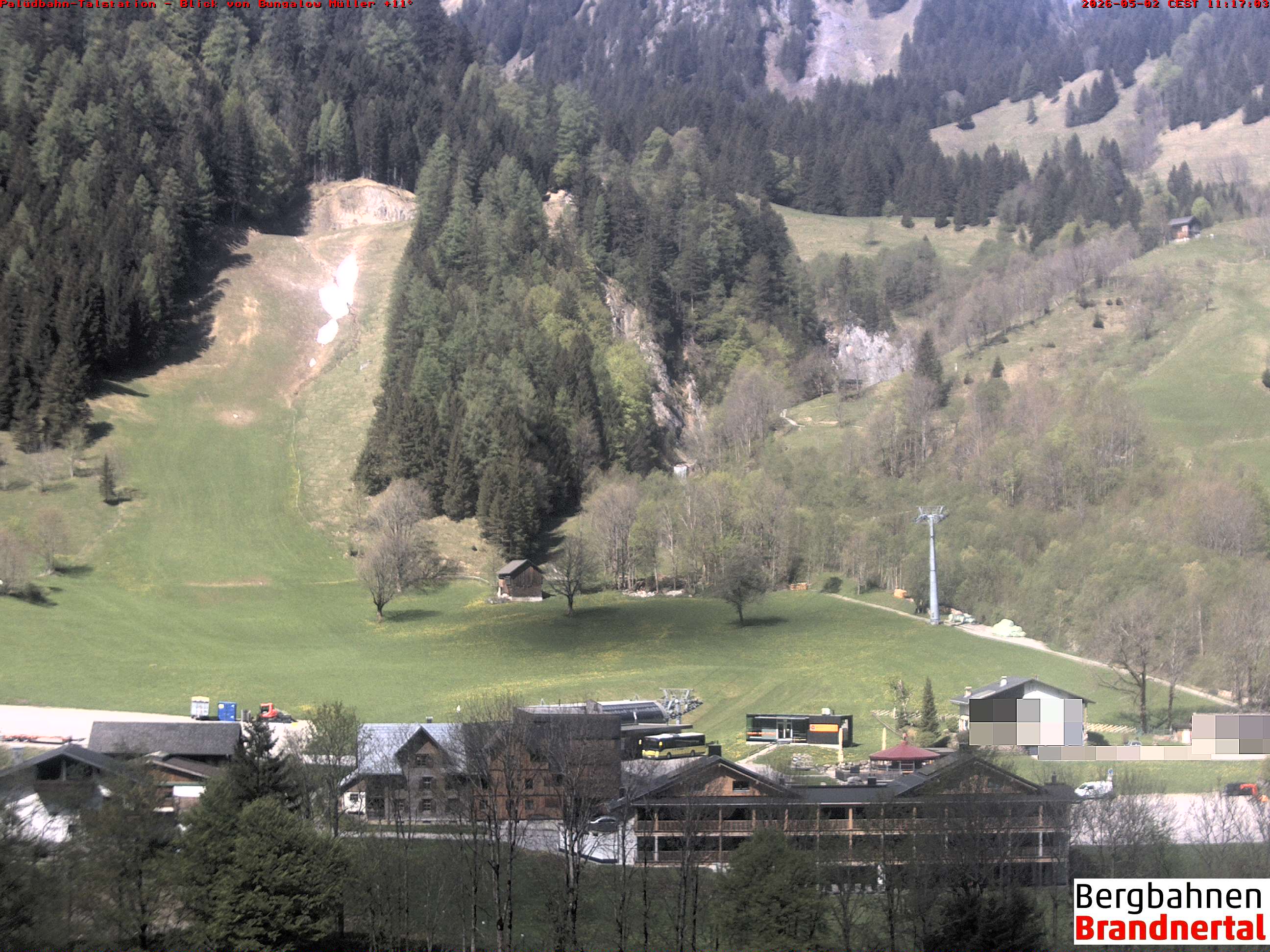 Blick auf Palüdbahn von Bungalow Müller