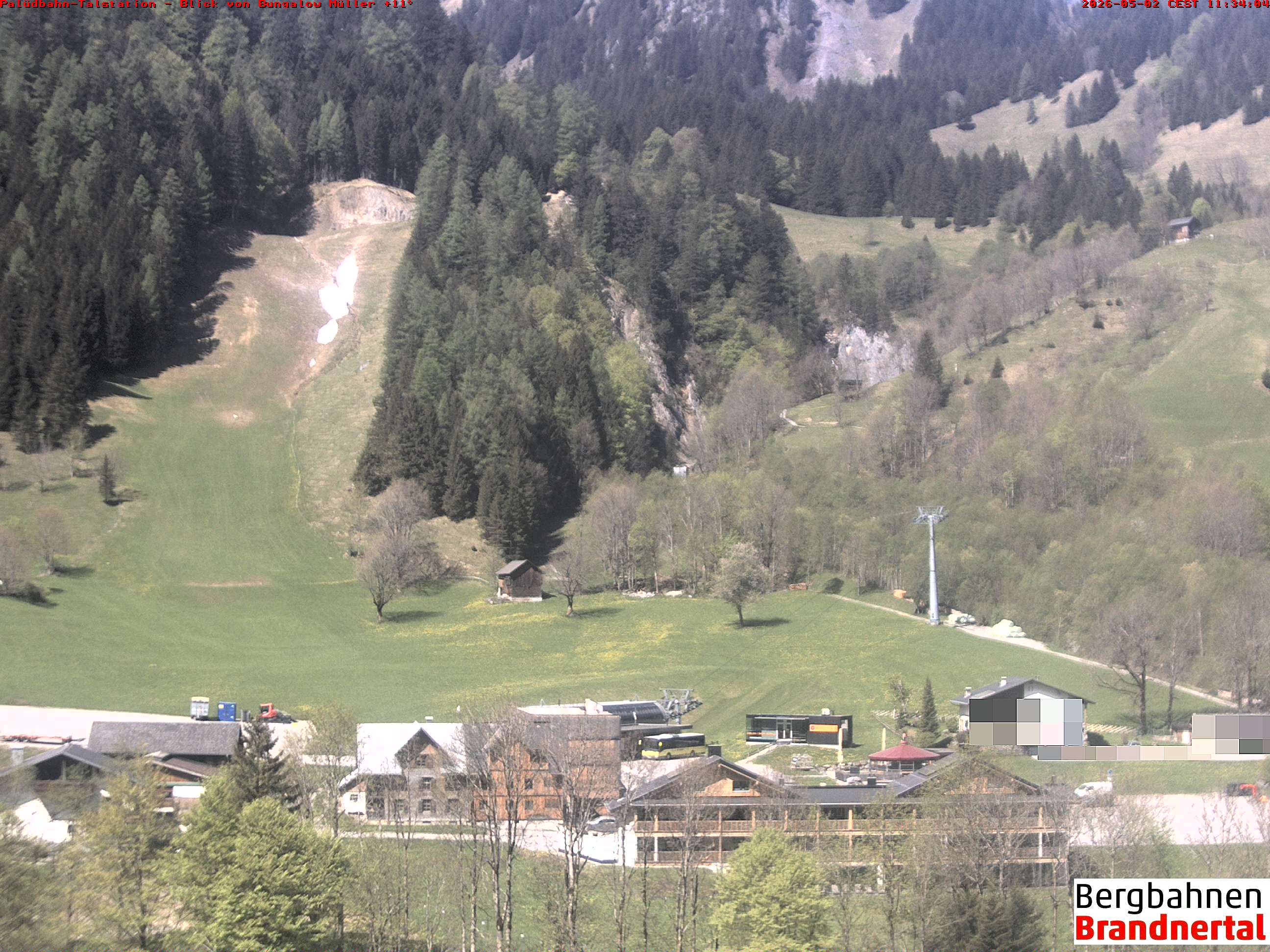 Blick auf Palüdbahn von Bungalow Müller