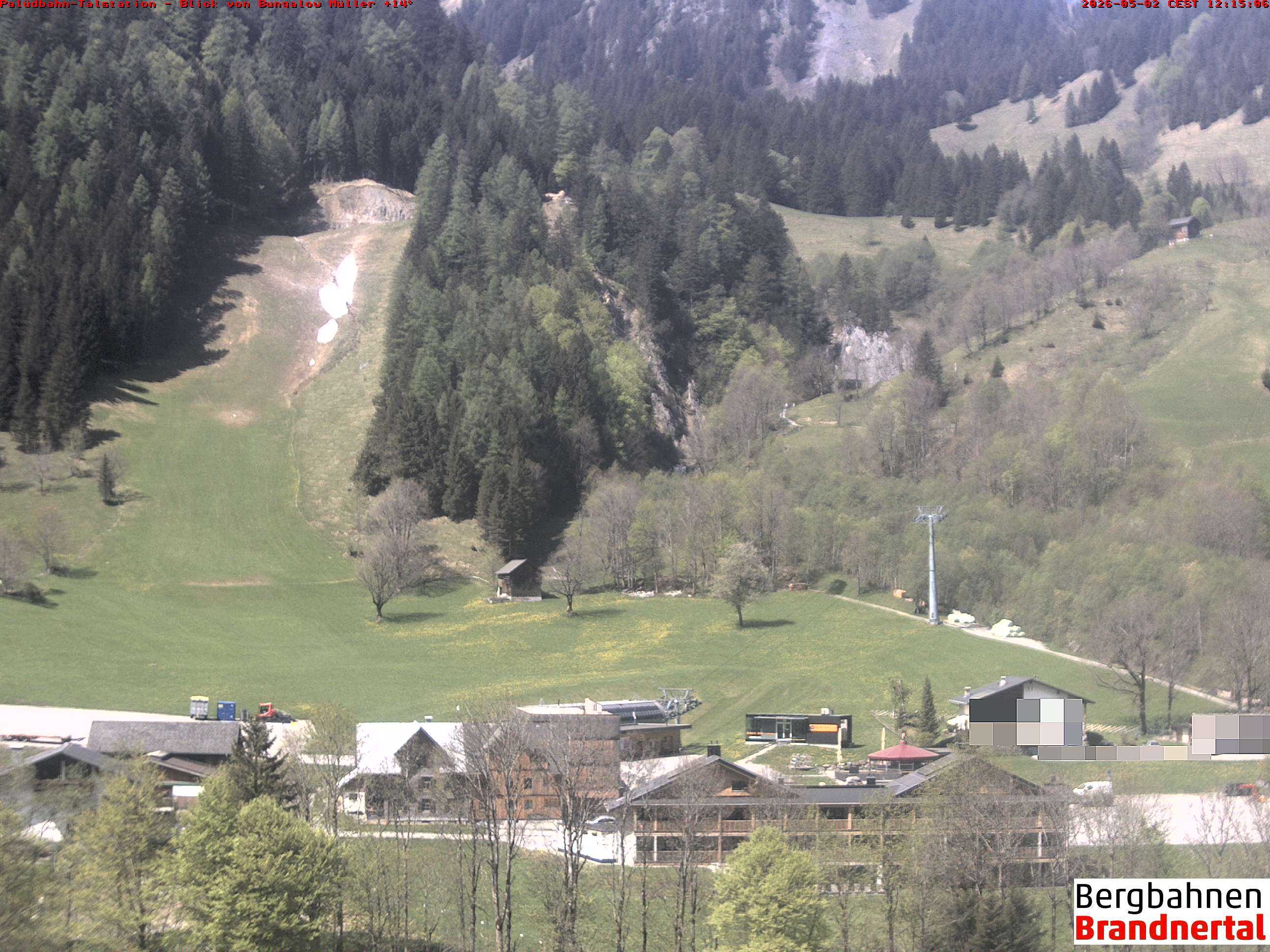 Blick auf Palüdbahn von Bungalow Müller