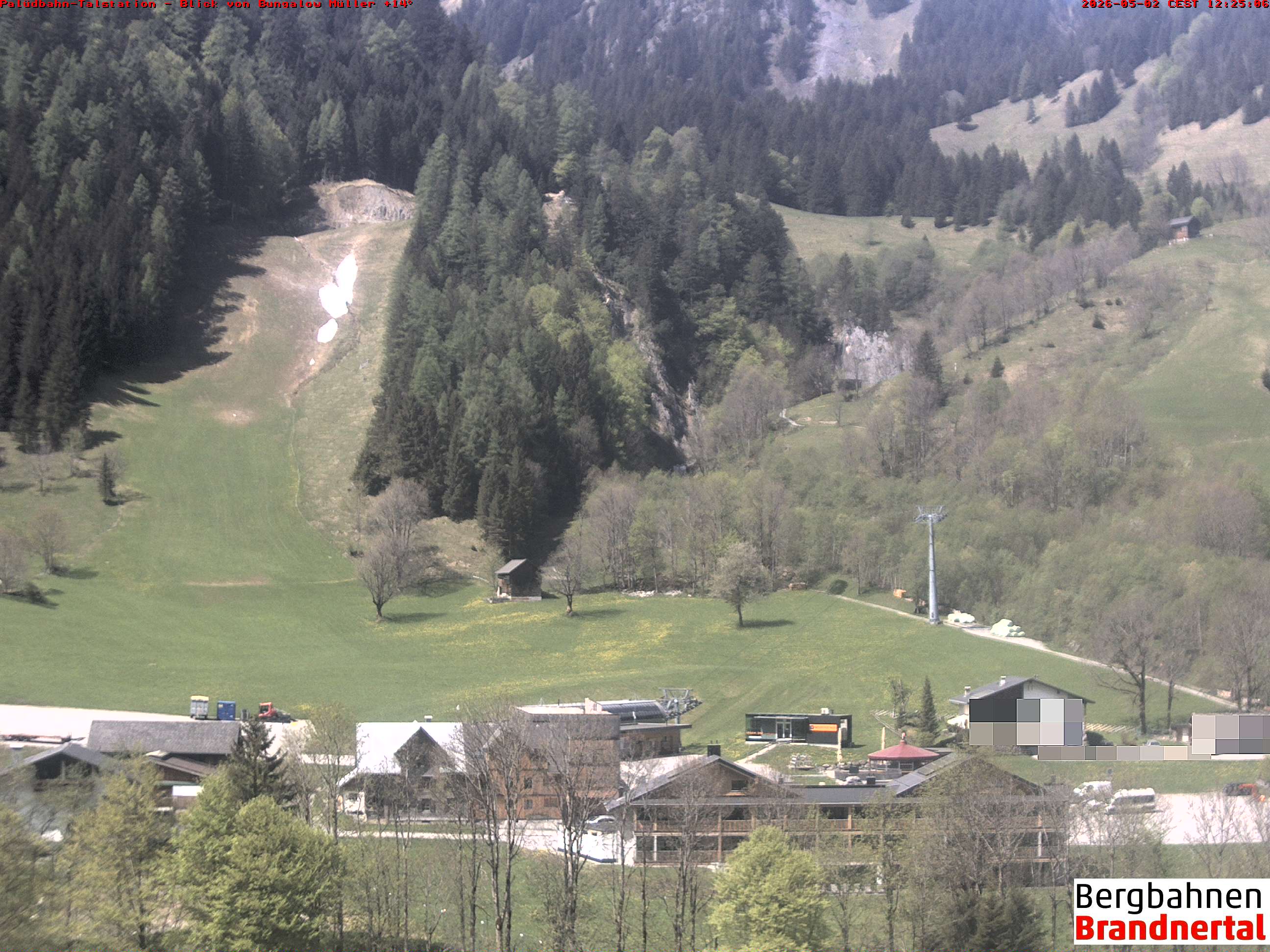 Blick auf Palüdbahn von Bungalow Müller
