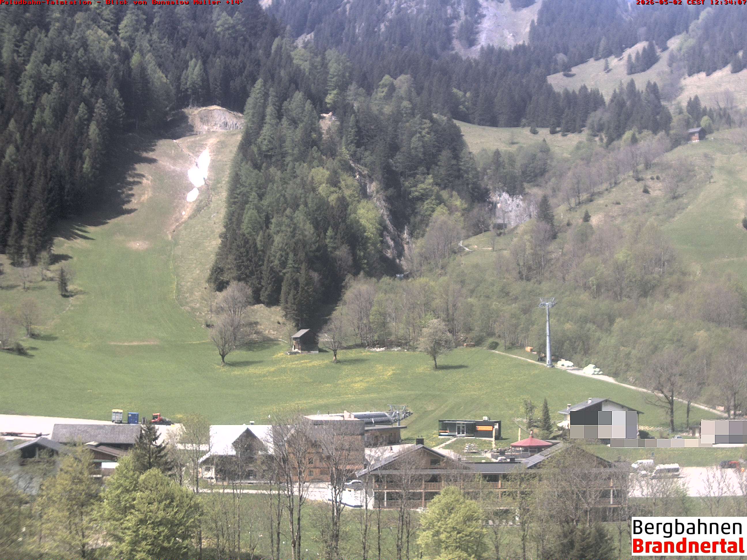 Blick auf Palüdbahn von Bungalow Müller