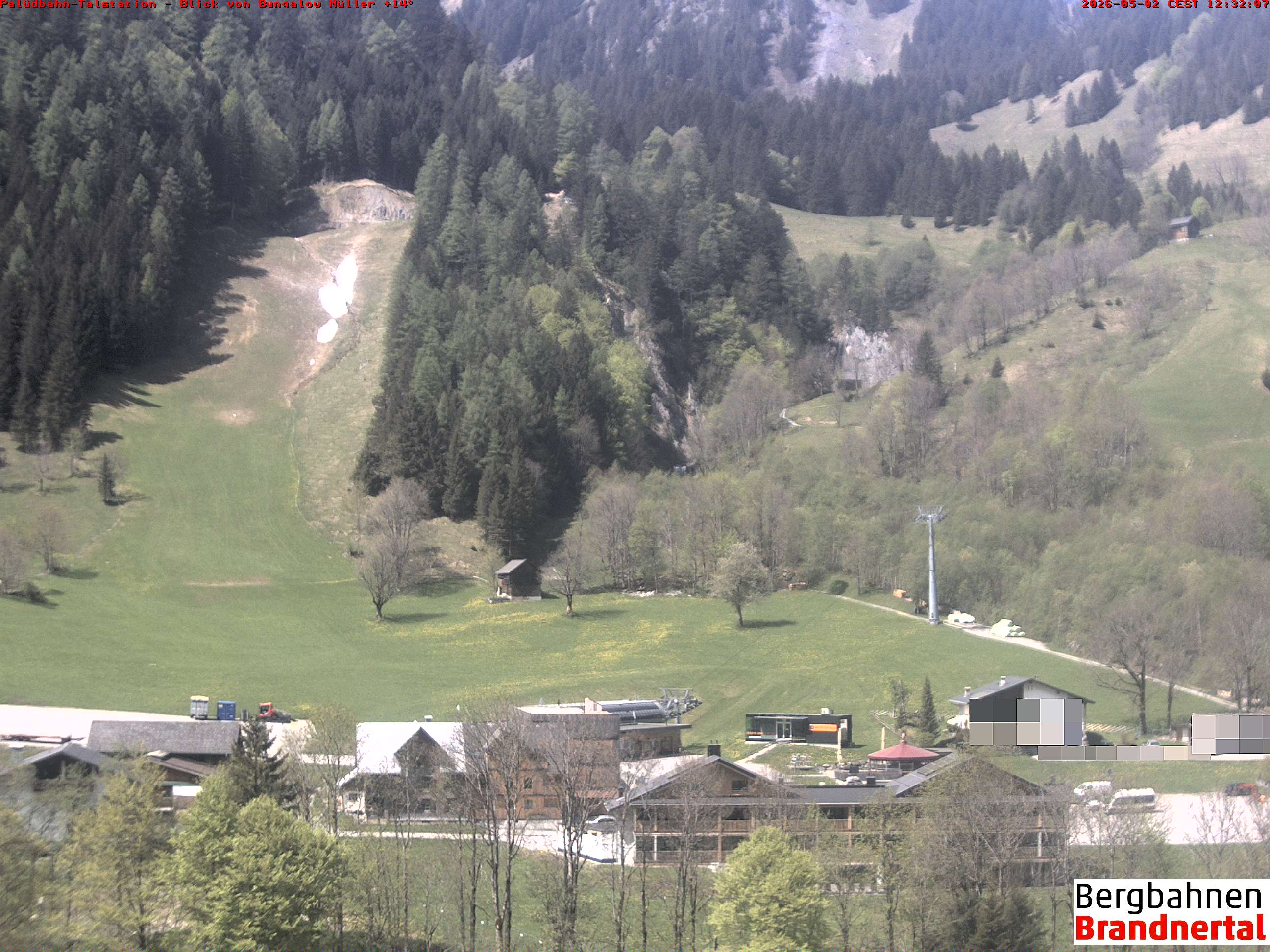 Blick auf Palüdbahn von Bungalow Müller