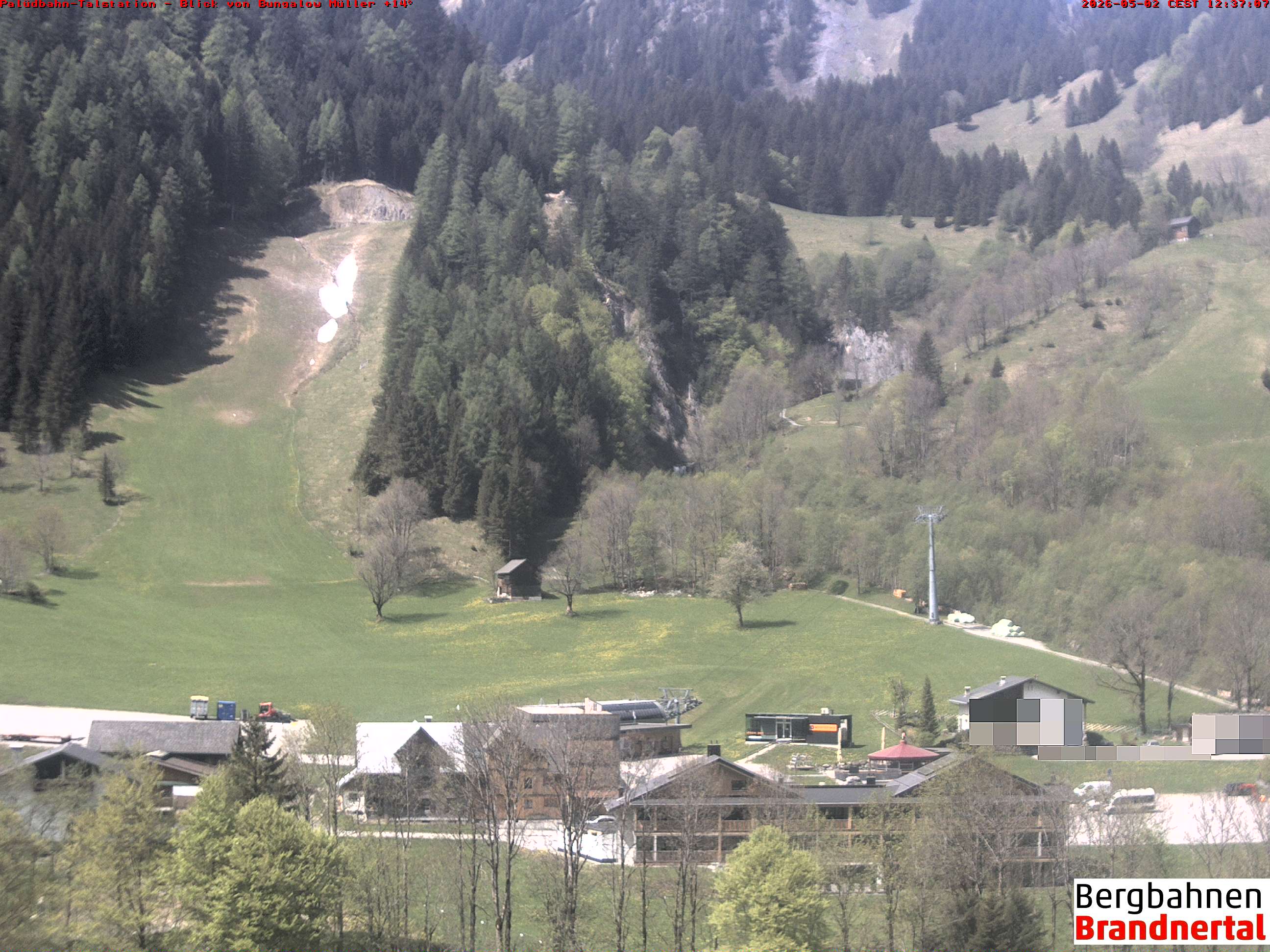 Blick auf Palüdbahn von Bungalow Müller