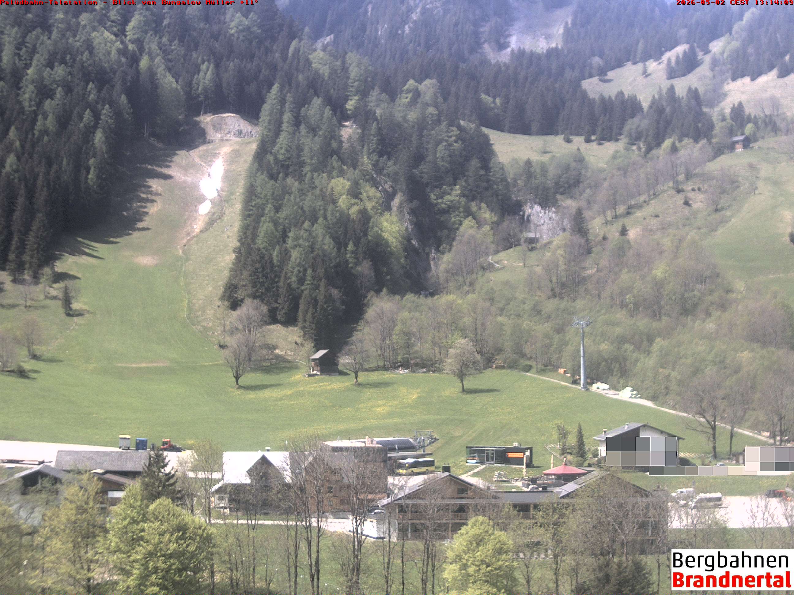 Blick auf Palüdbahn von Bungalow Müller