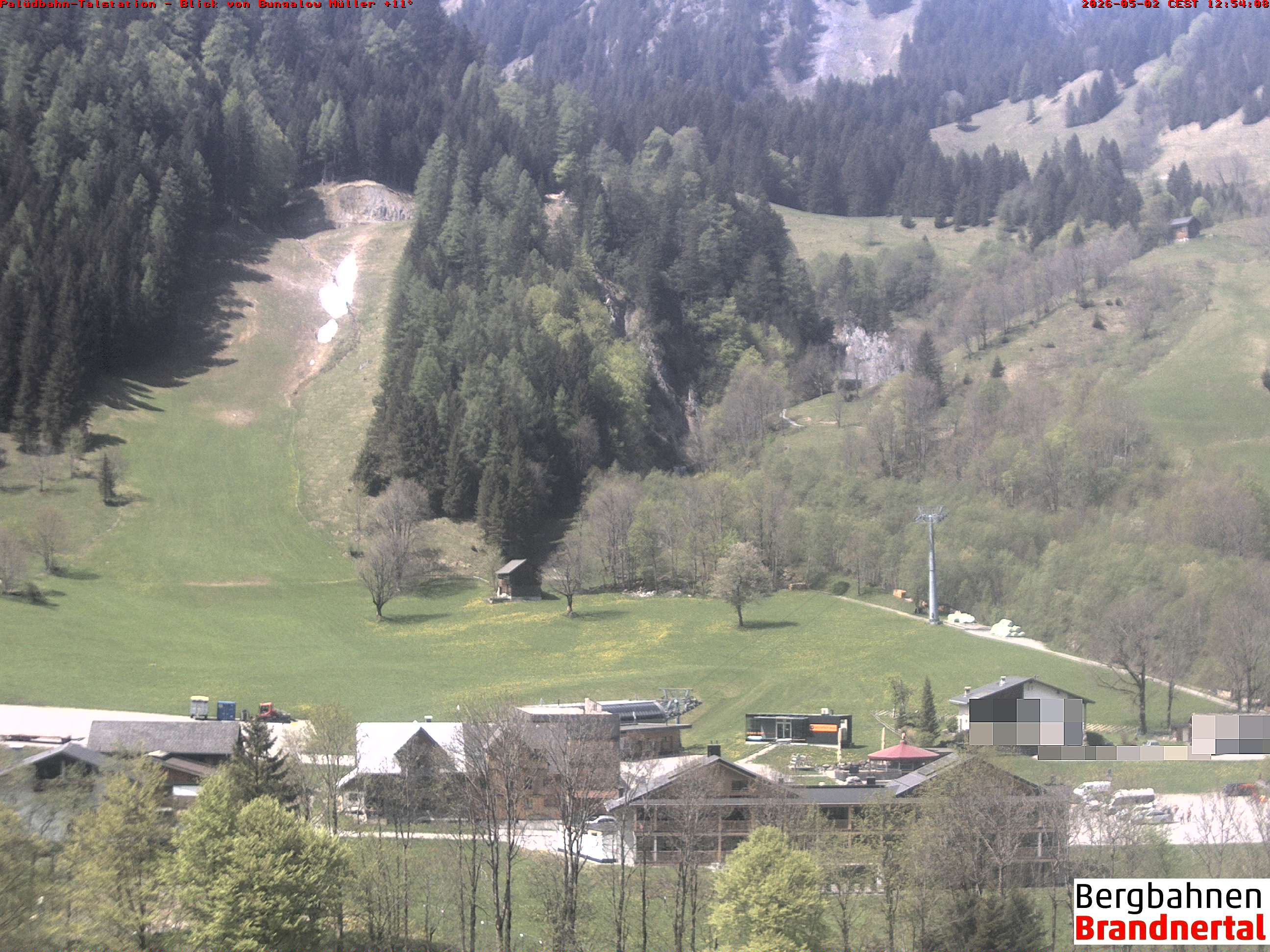 Blick auf Palüdbahn von Bungalow Müller