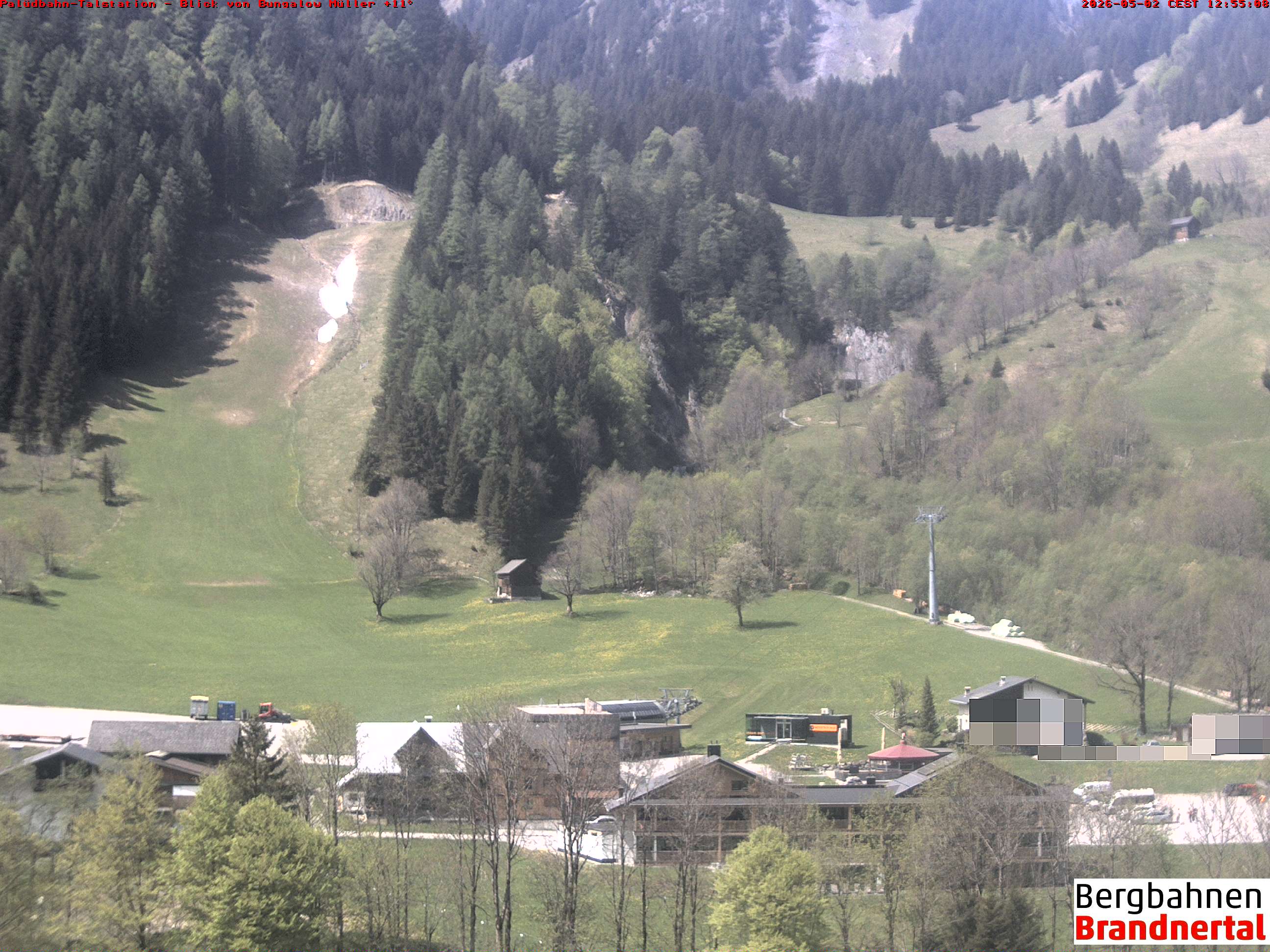 Blick auf Palüdbahn von Bungalow Müller