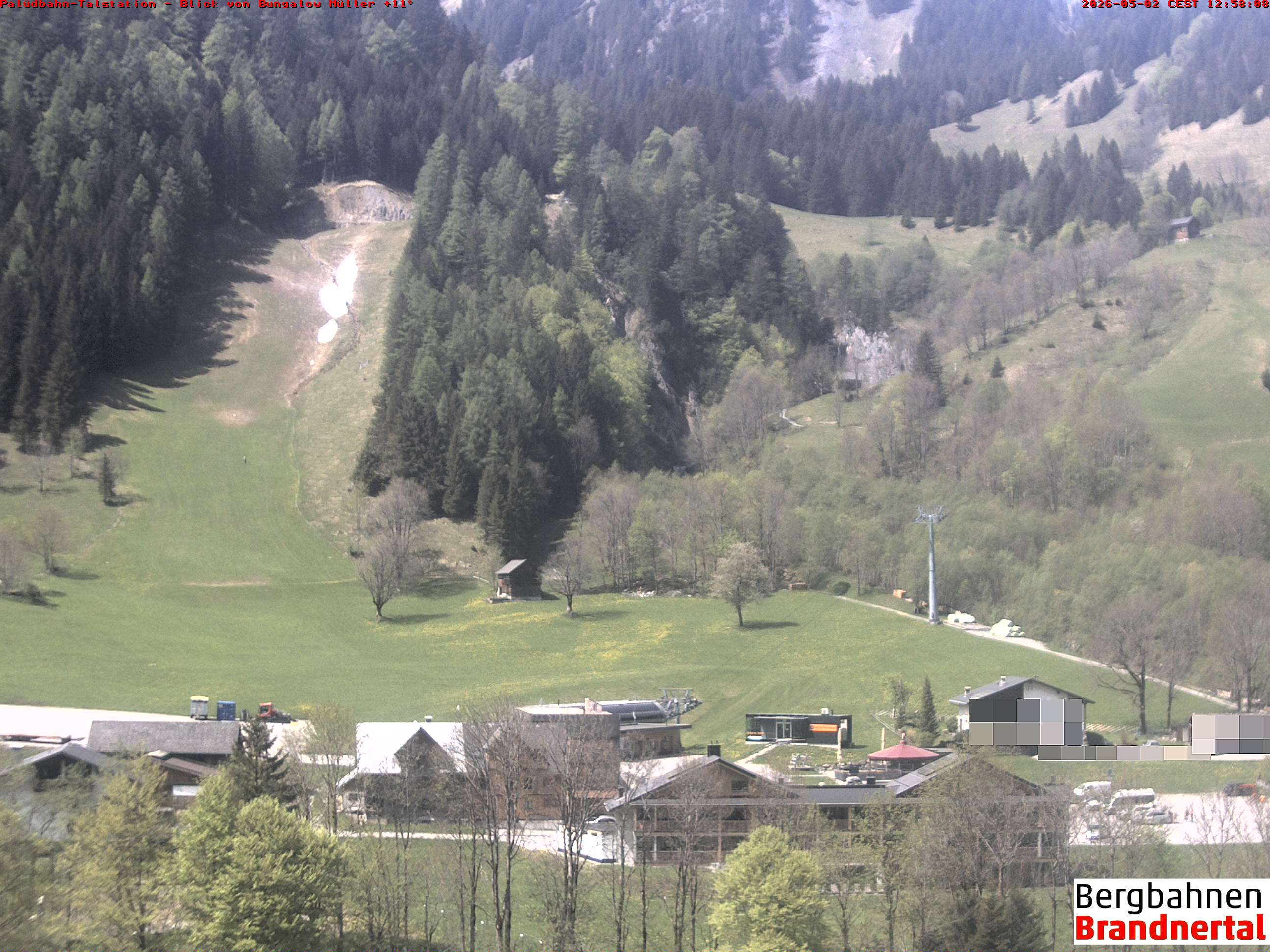 Blick auf Palüdbahn von Bungalow Müller