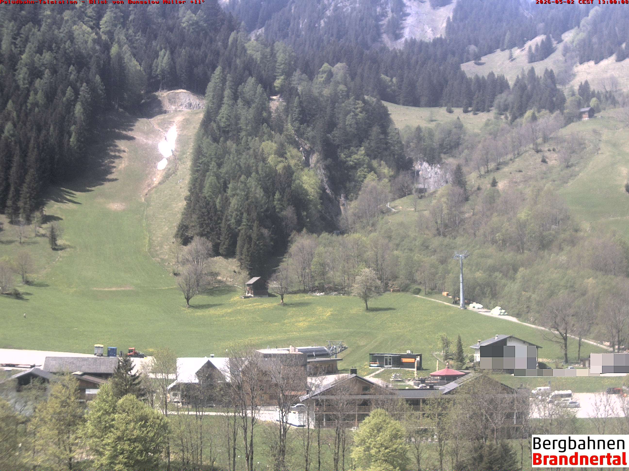 Blick auf Palüdbahn von Bungalow Müller