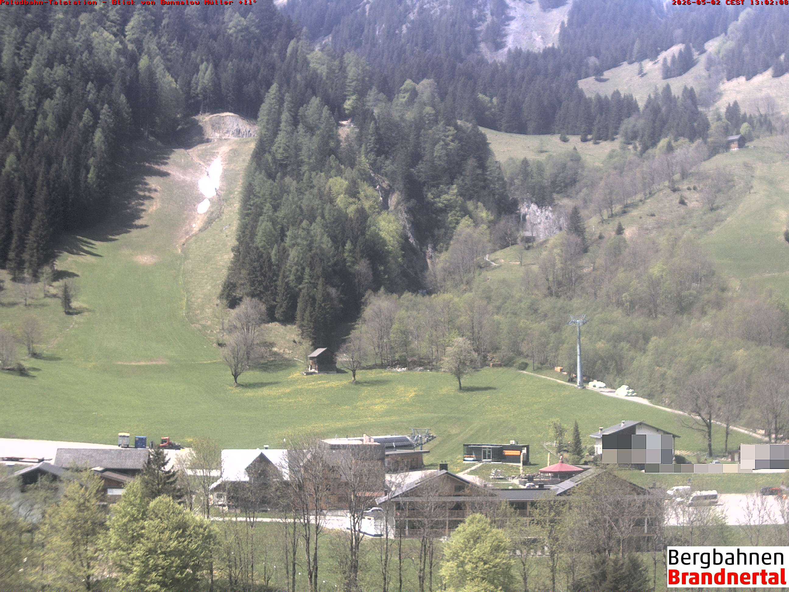 Blick auf Palüdbahn von Bungalow Müller