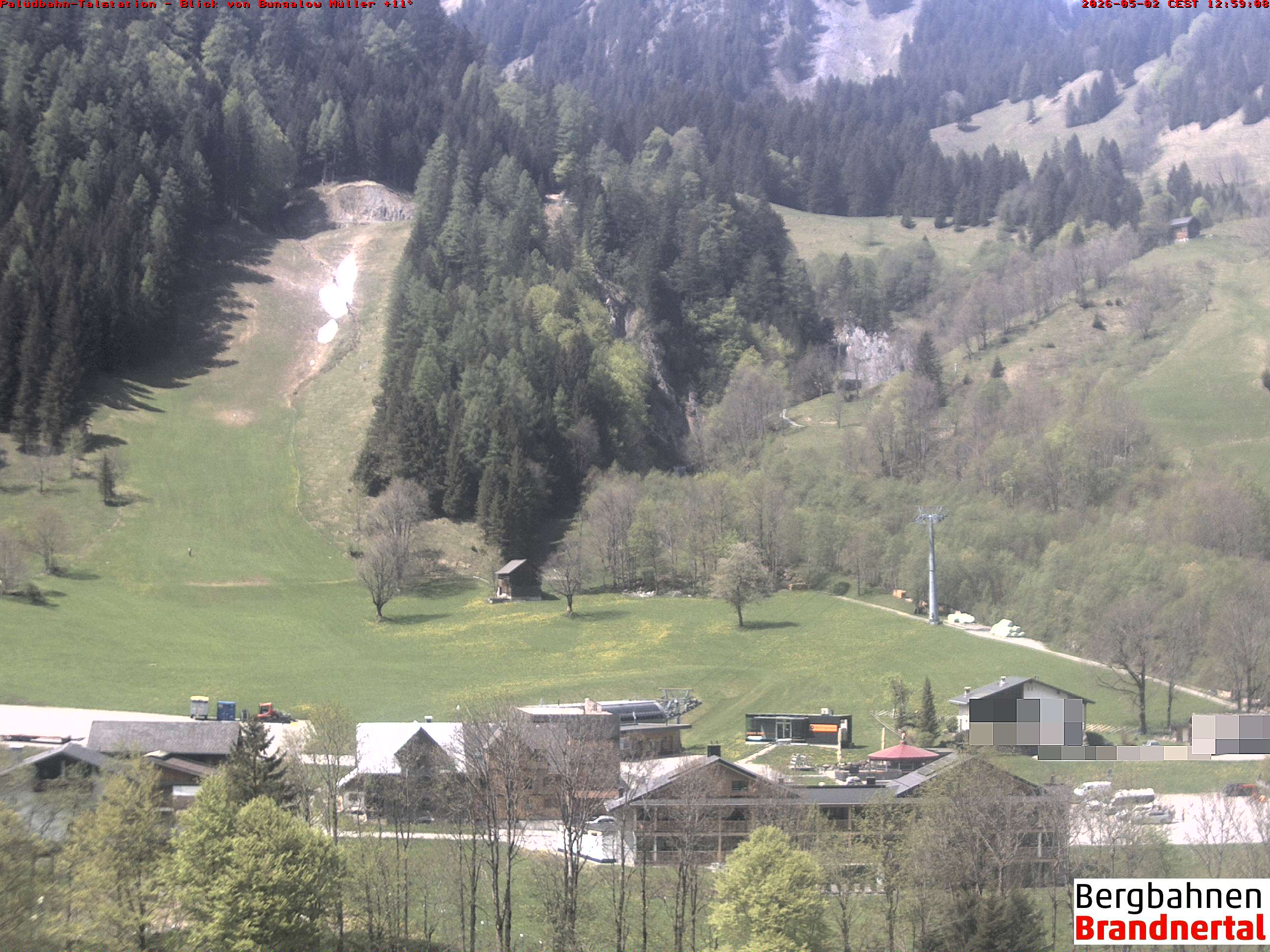 Blick auf Palüdbahn von Bungalow Müller