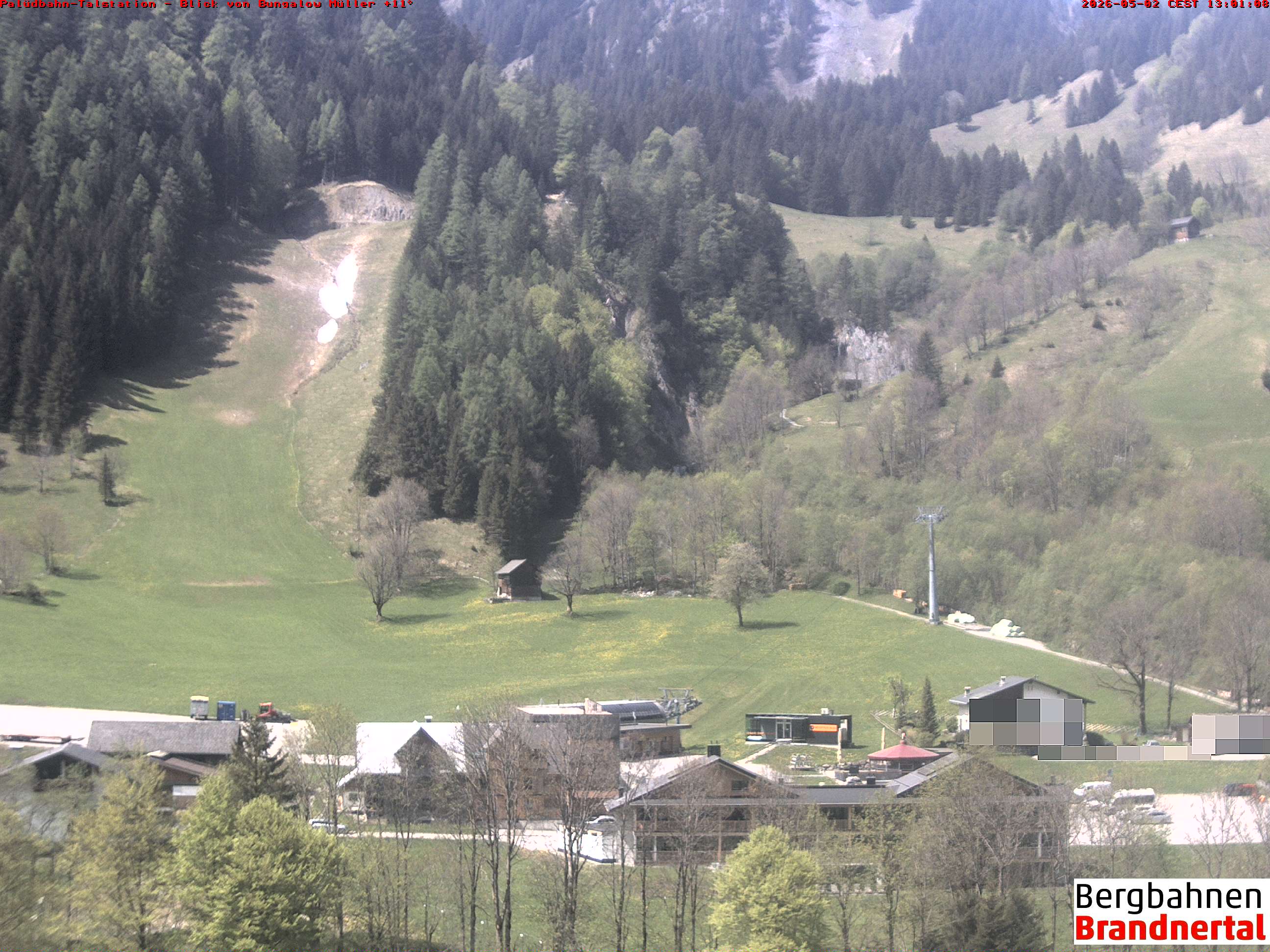 Blick auf Palüdbahn von Bungalow Müller