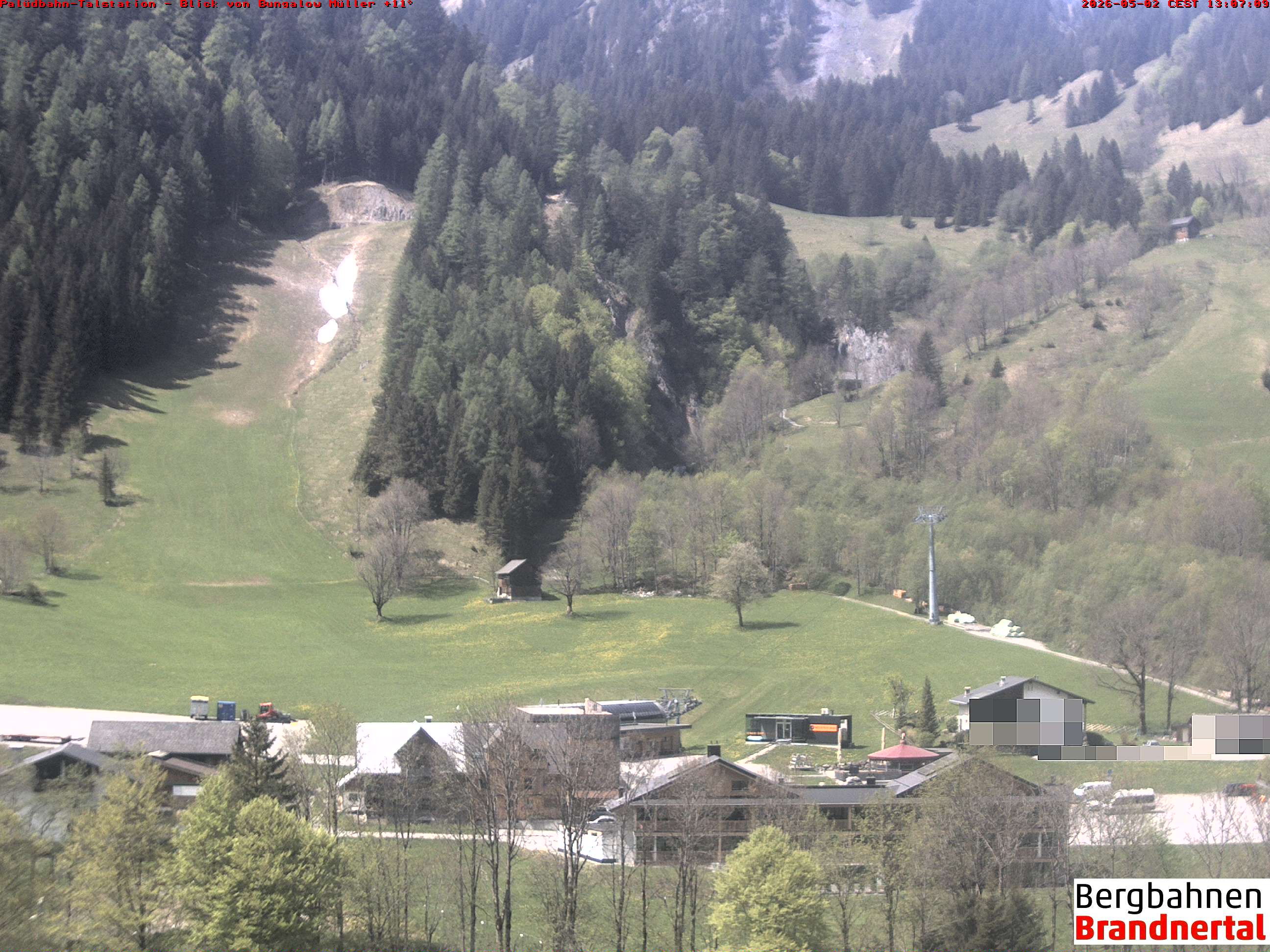 Blick auf Palüdbahn von Bungalow Müller