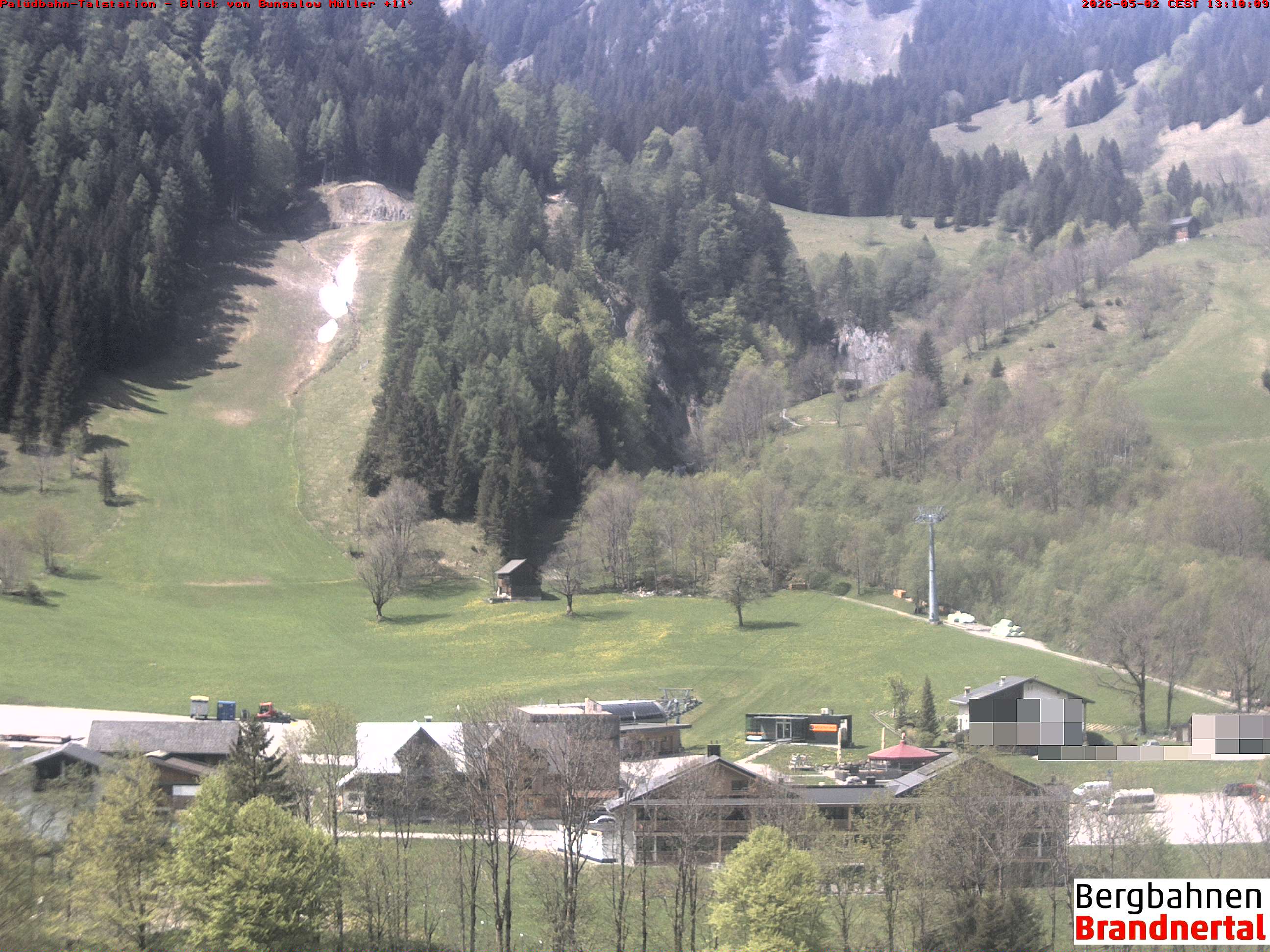 Blick auf Palüdbahn von Bungalow Müller