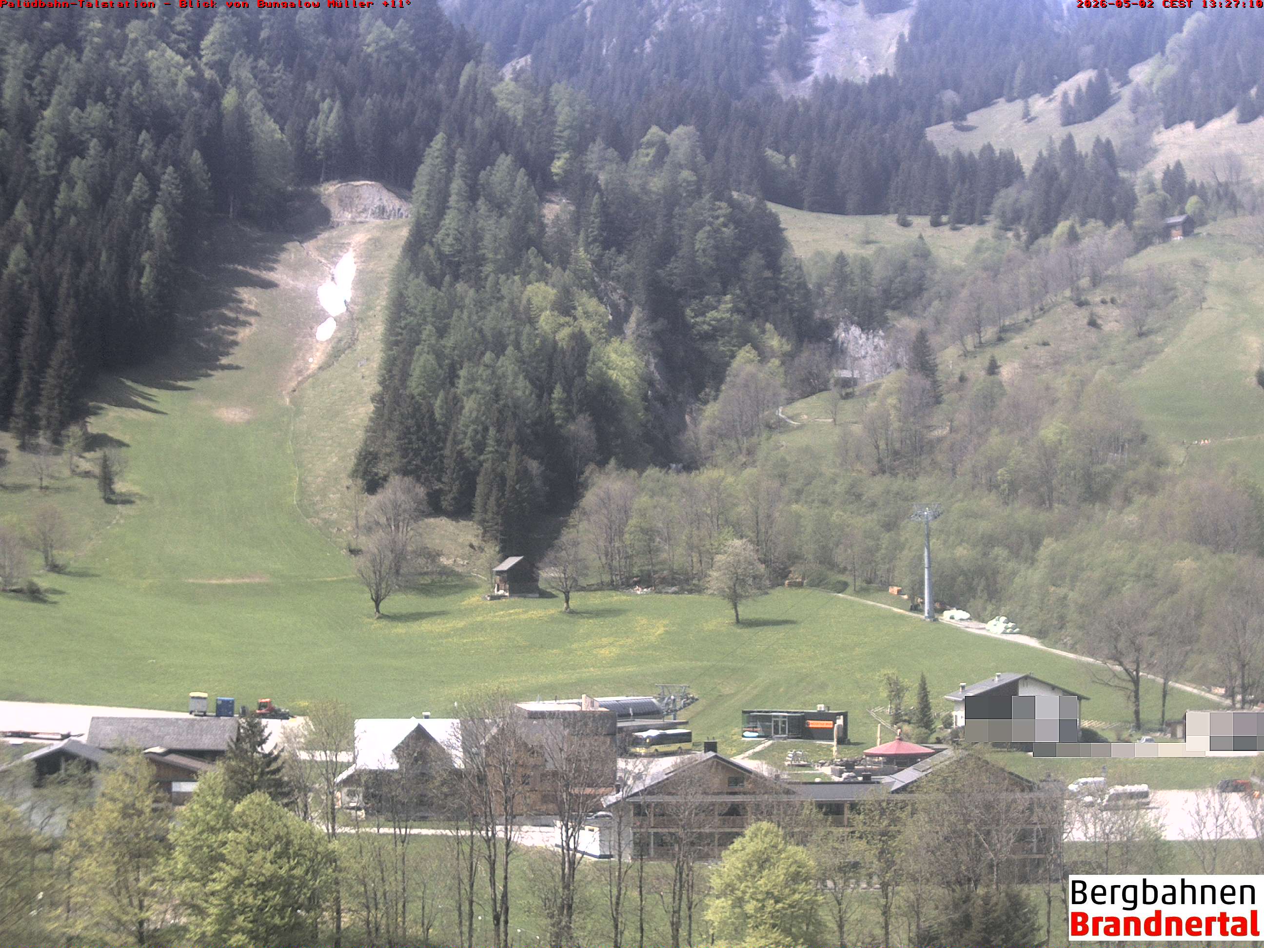 Blick auf Palüdbahn von Bungalow Müller