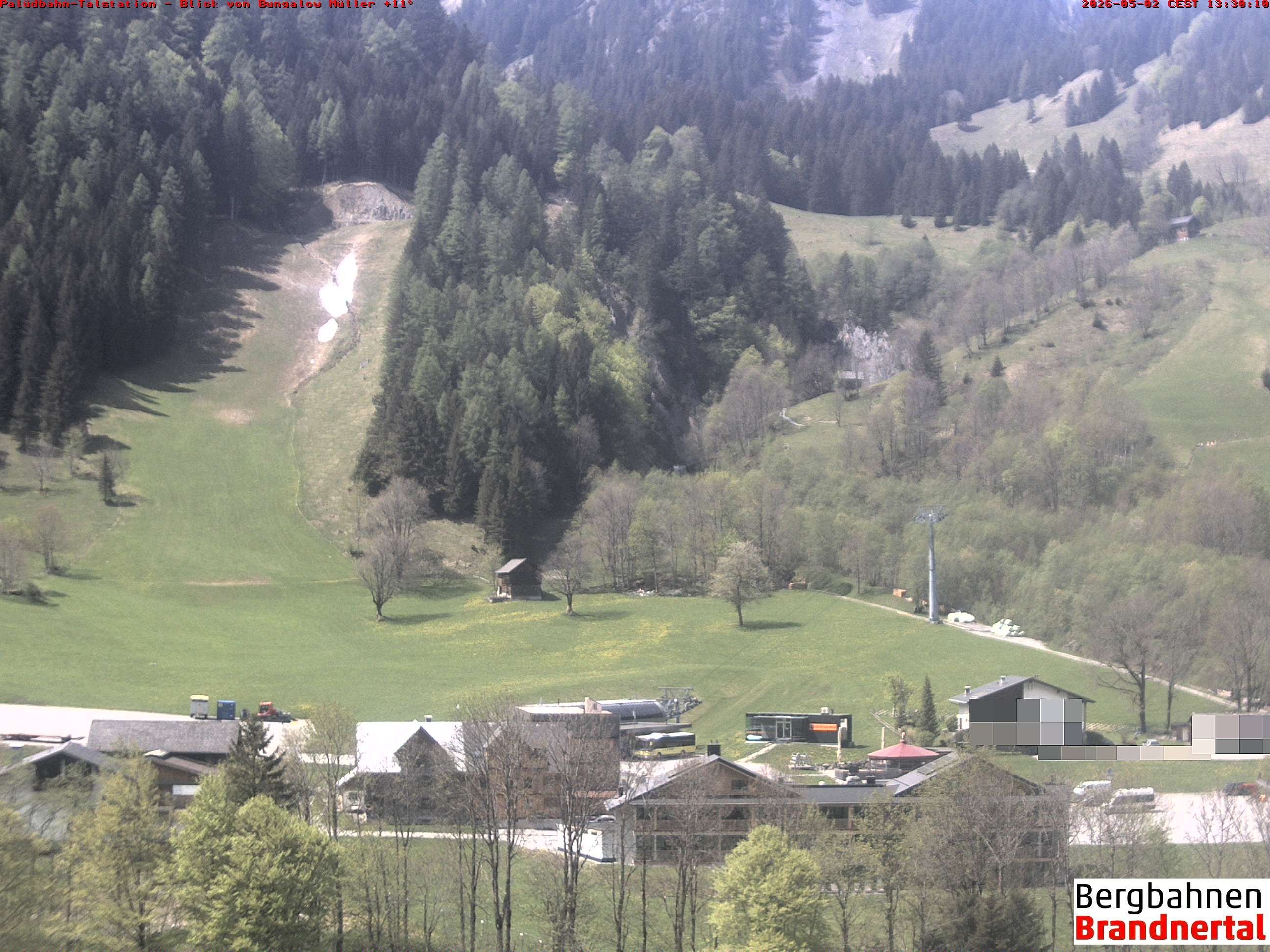 Blick auf Palüdbahn von Bungalow Müller
