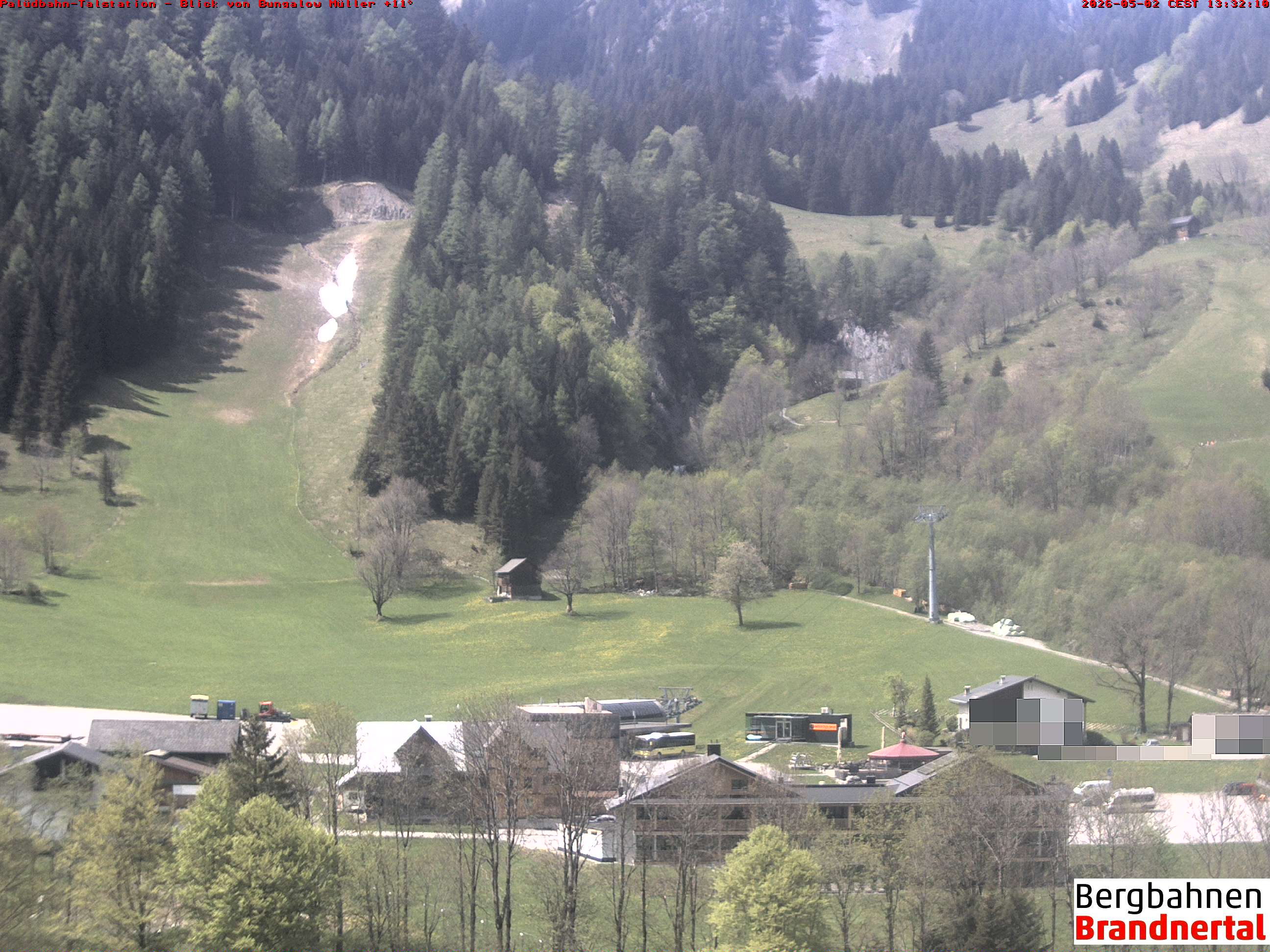 Blick auf Palüdbahn von Bungalow Müller
