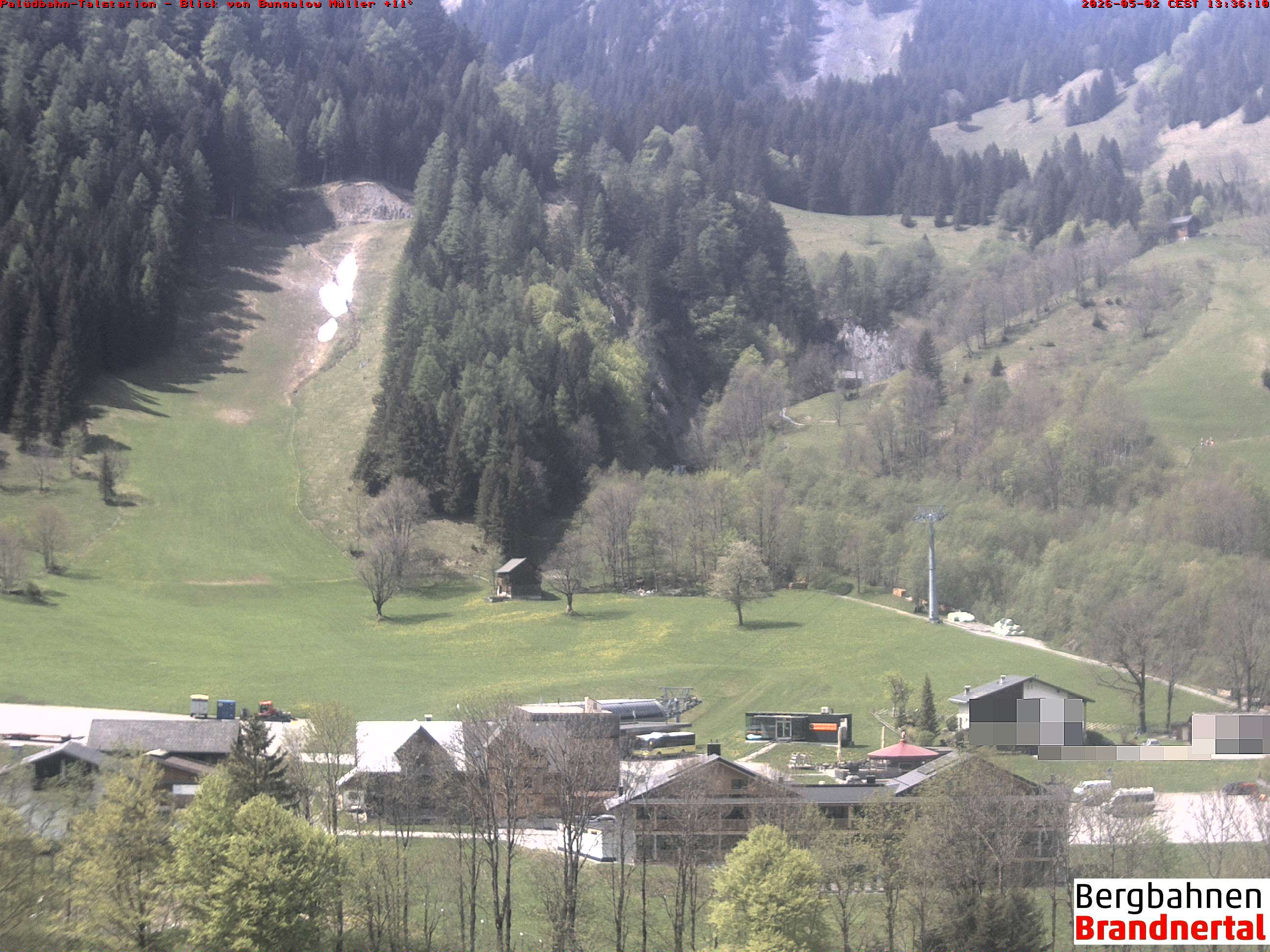 Blick auf Palüdbahn von Bungalow Müller