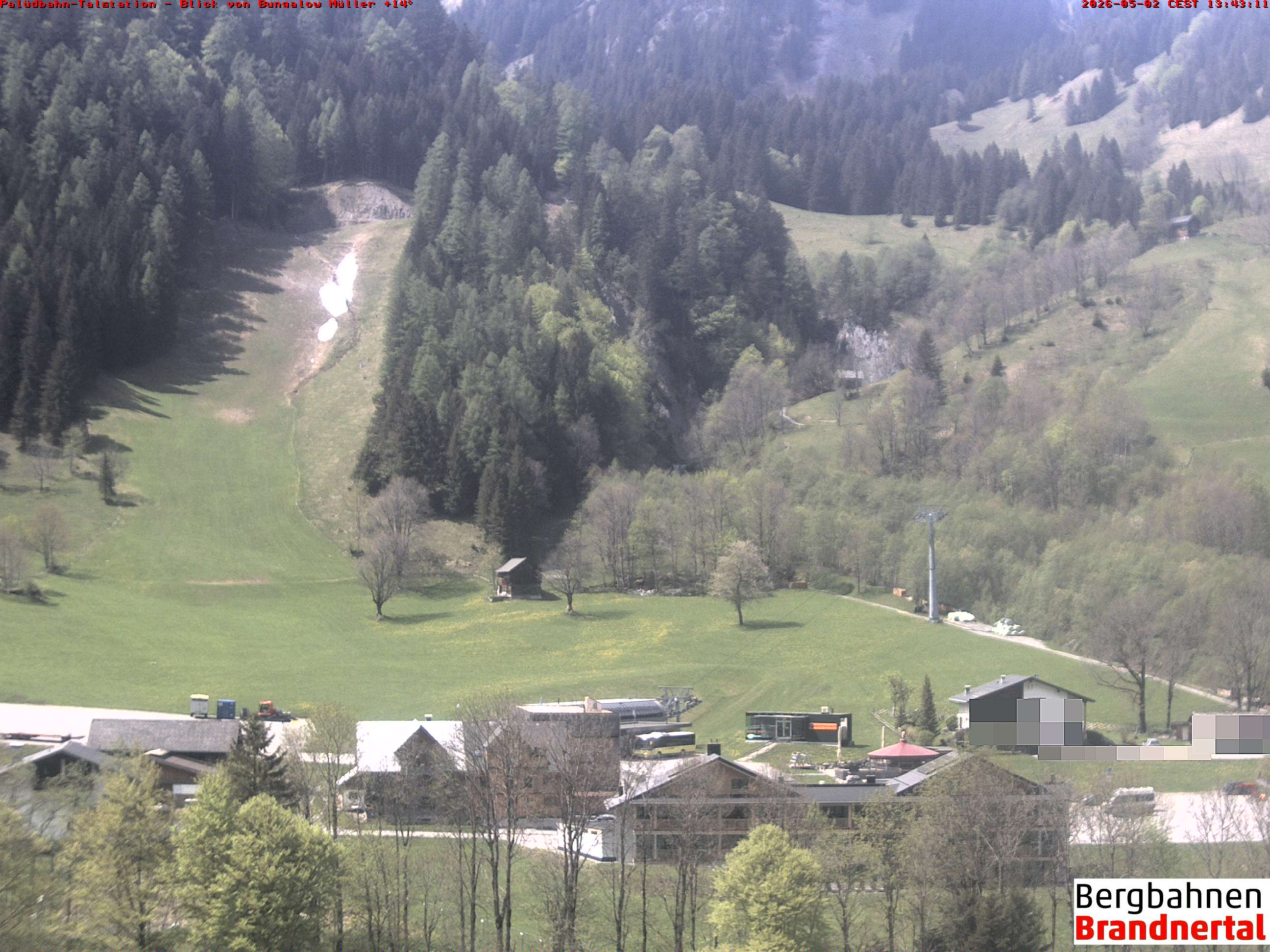 Blick auf Palüdbahn von Bungalow Müller