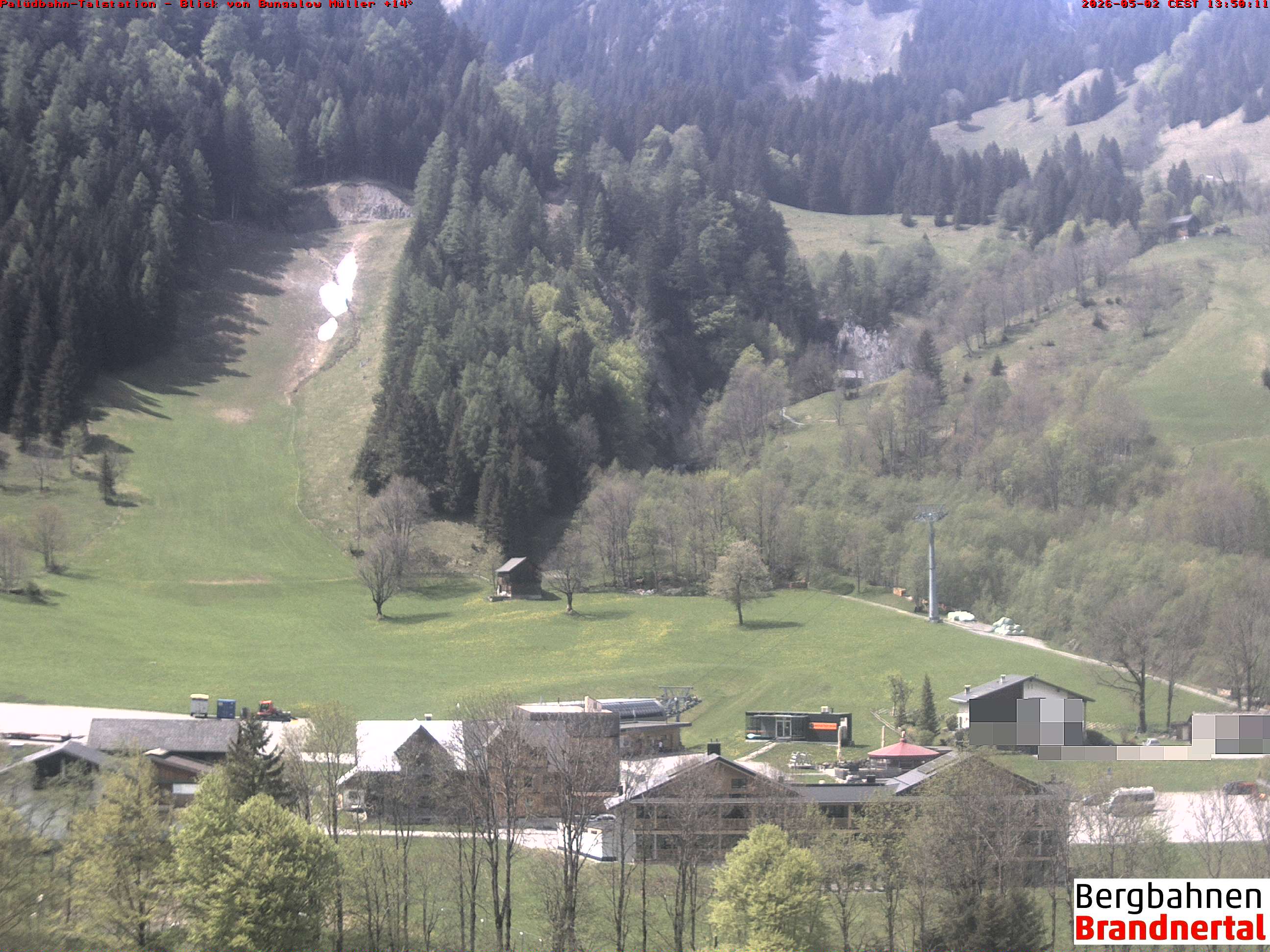 Blick auf Palüdbahn von Bungalow Müller