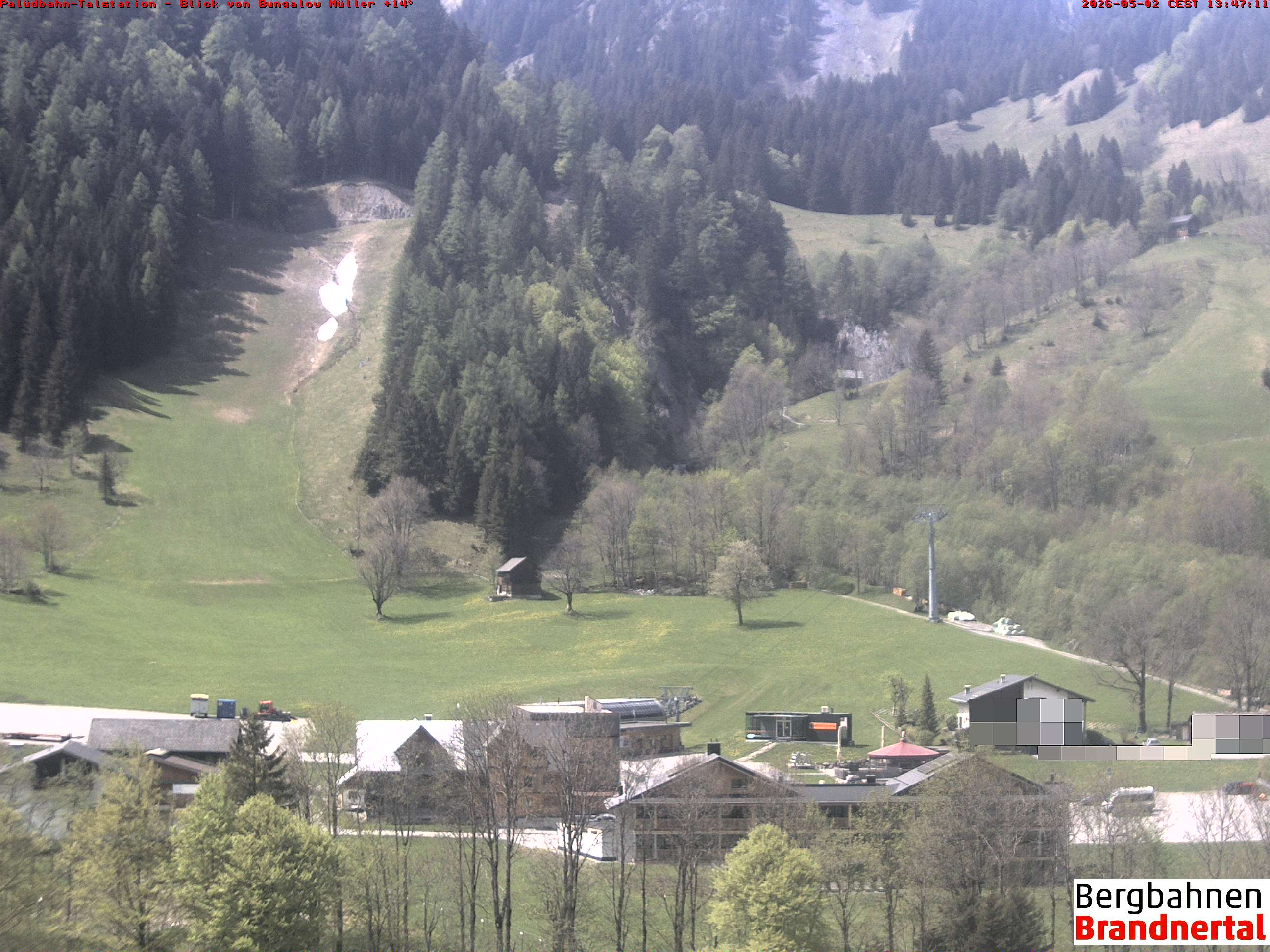 Blick auf Palüdbahn von Bungalow Müller