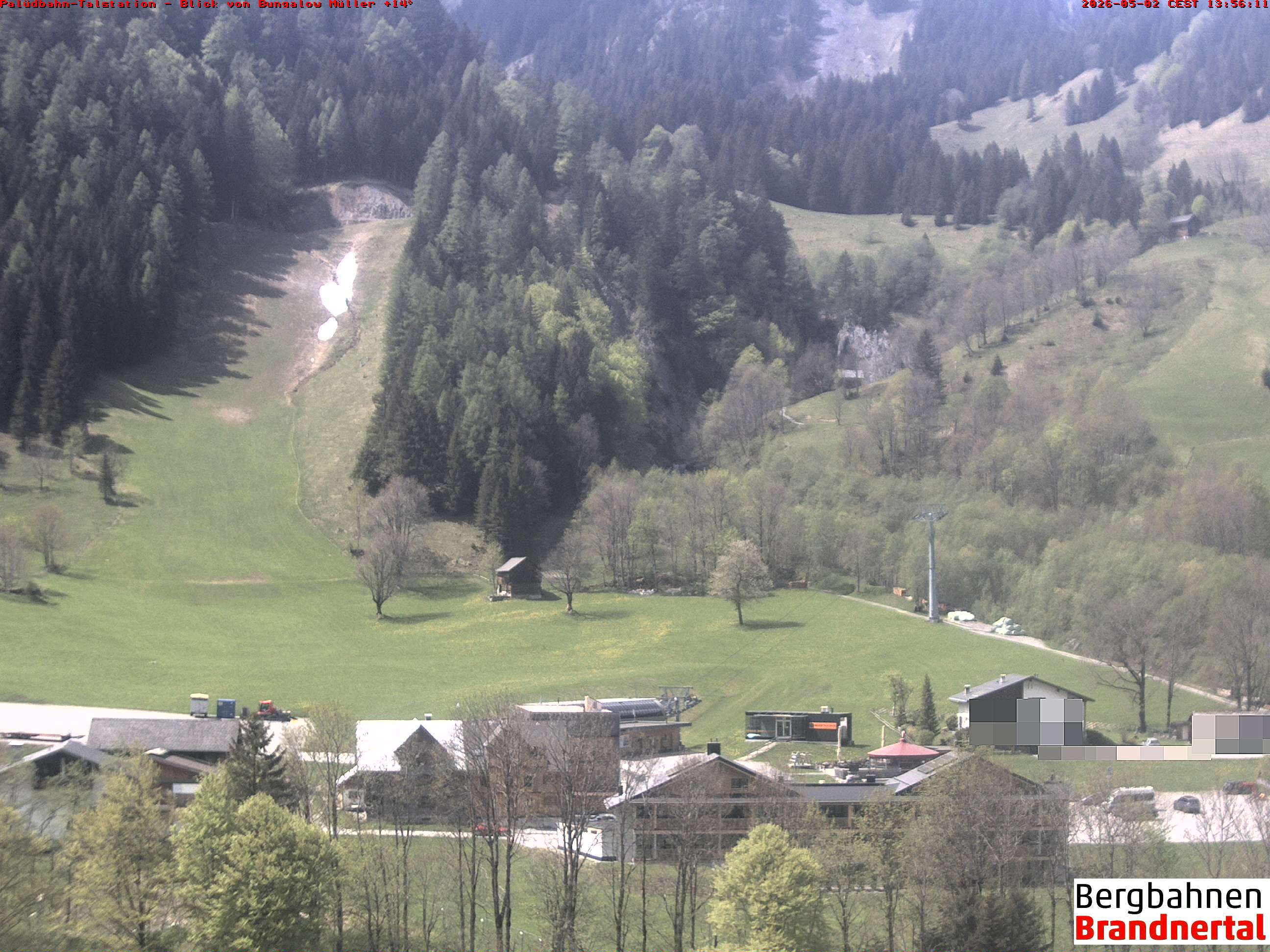 Blick auf Palüdbahn von Bungalow Müller
