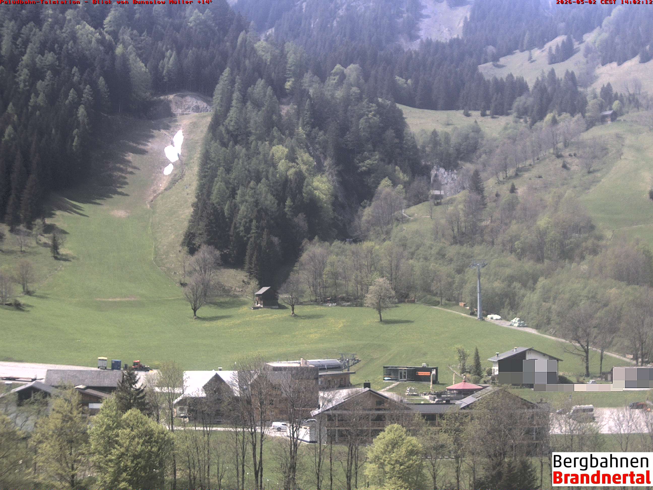 Blick auf Palüdbahn von Bungalow Müller