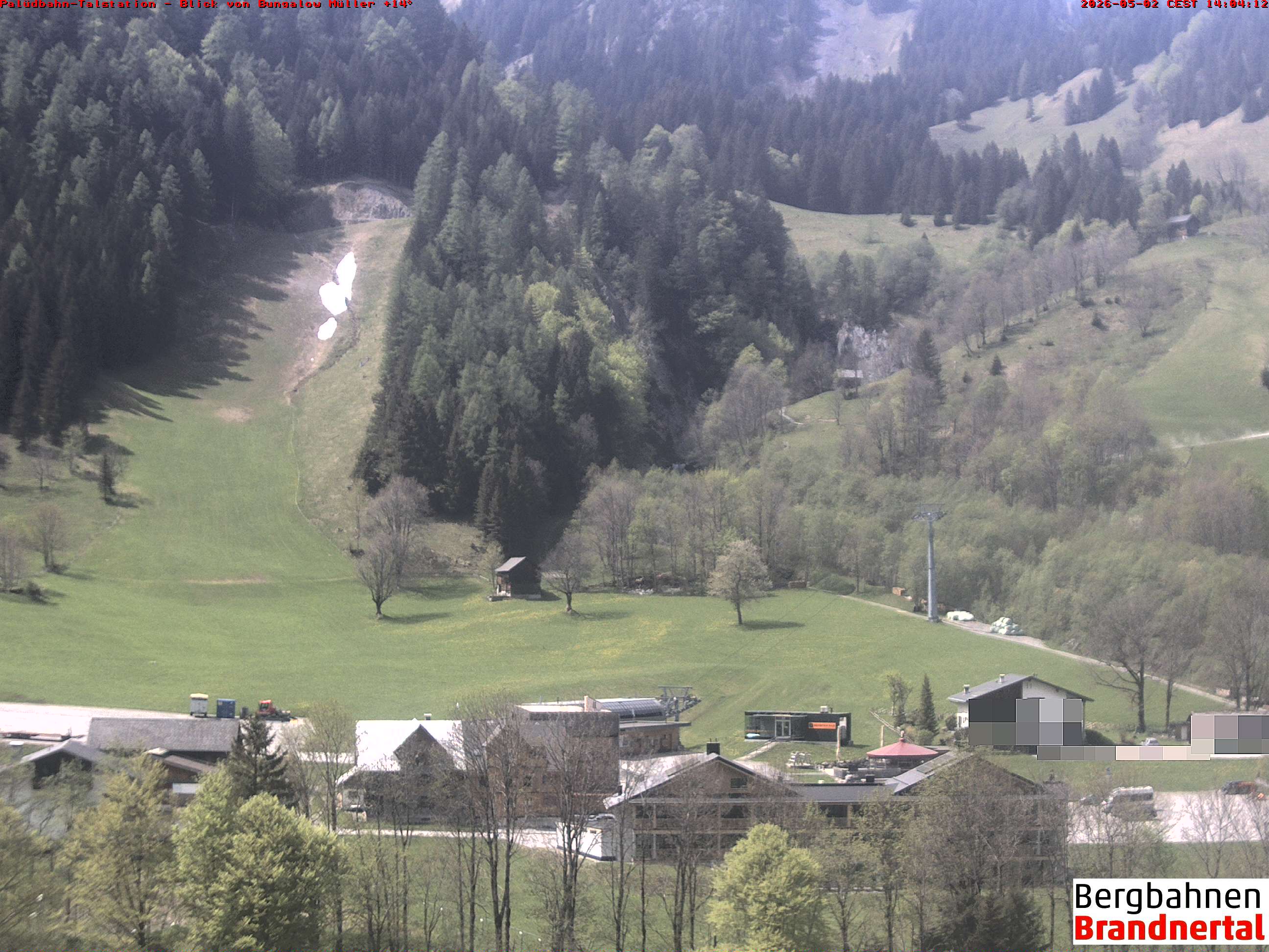 Blick auf Palüdbahn von Bungalow Müller