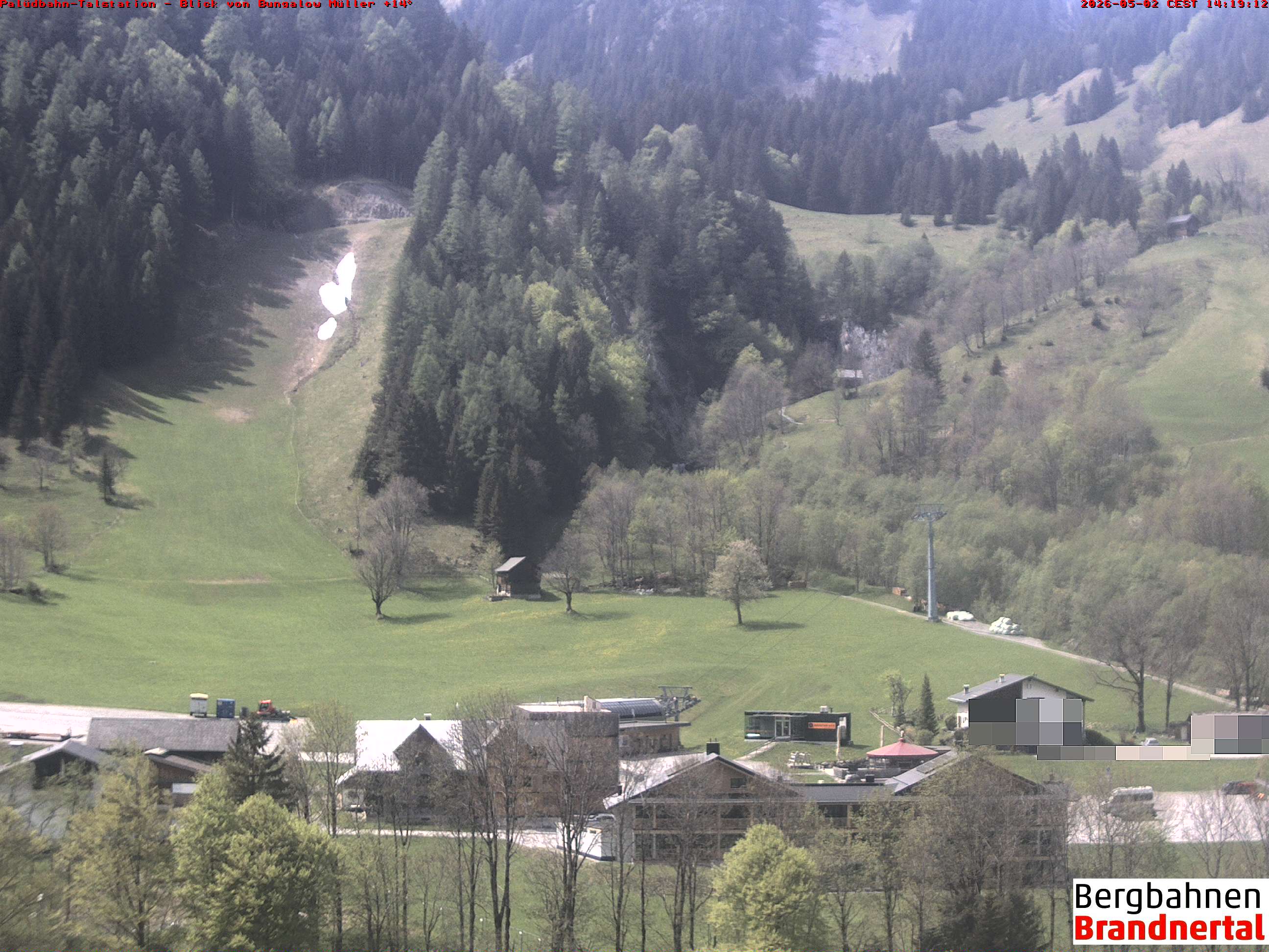 Blick auf Palüdbahn von Bungalow Müller
