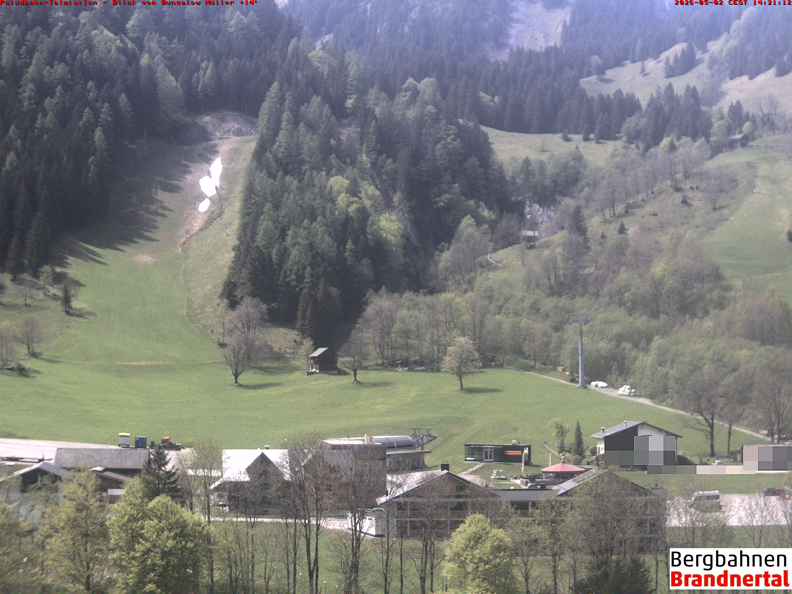 Blick auf Palüdbahn von Bungalow Müller