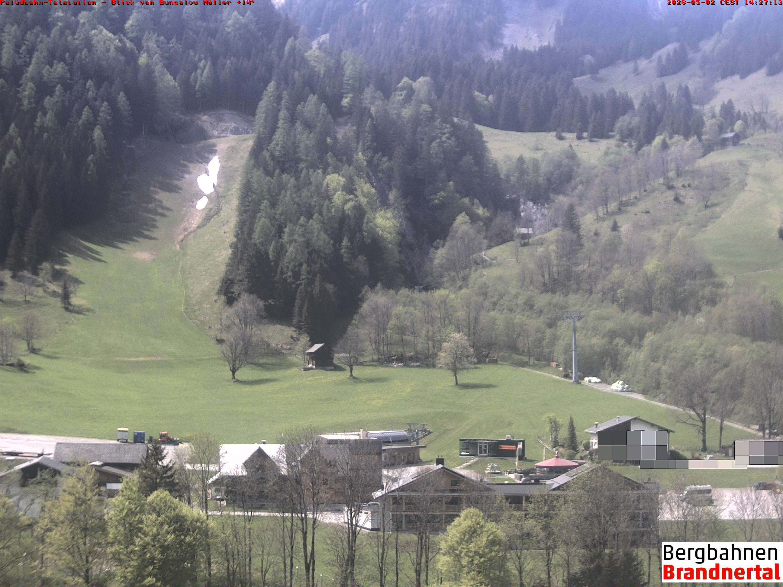 Blick auf Palüdbahn von Bungalow Müller
