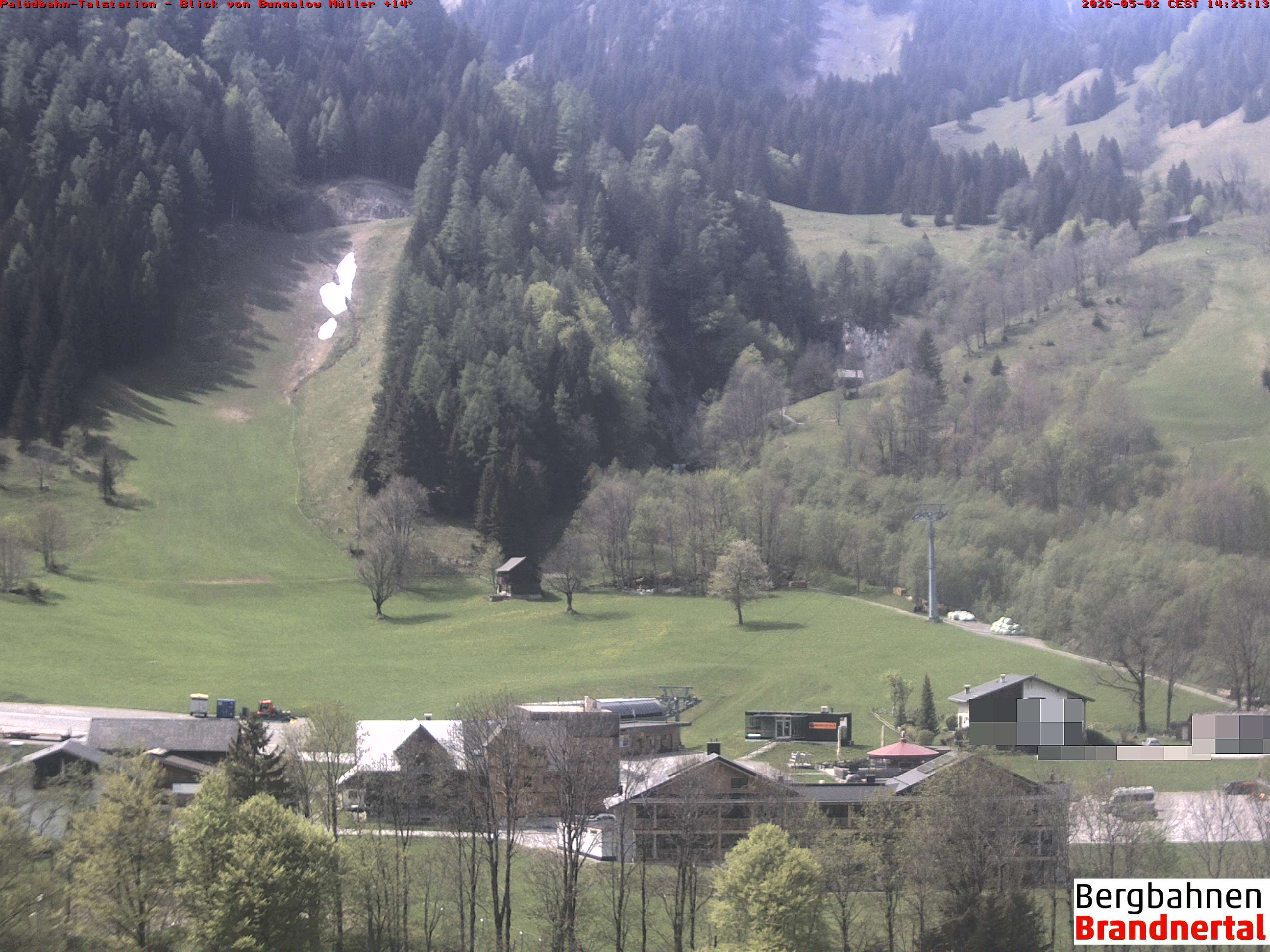 Blick auf Palüdbahn von Bungalow Müller