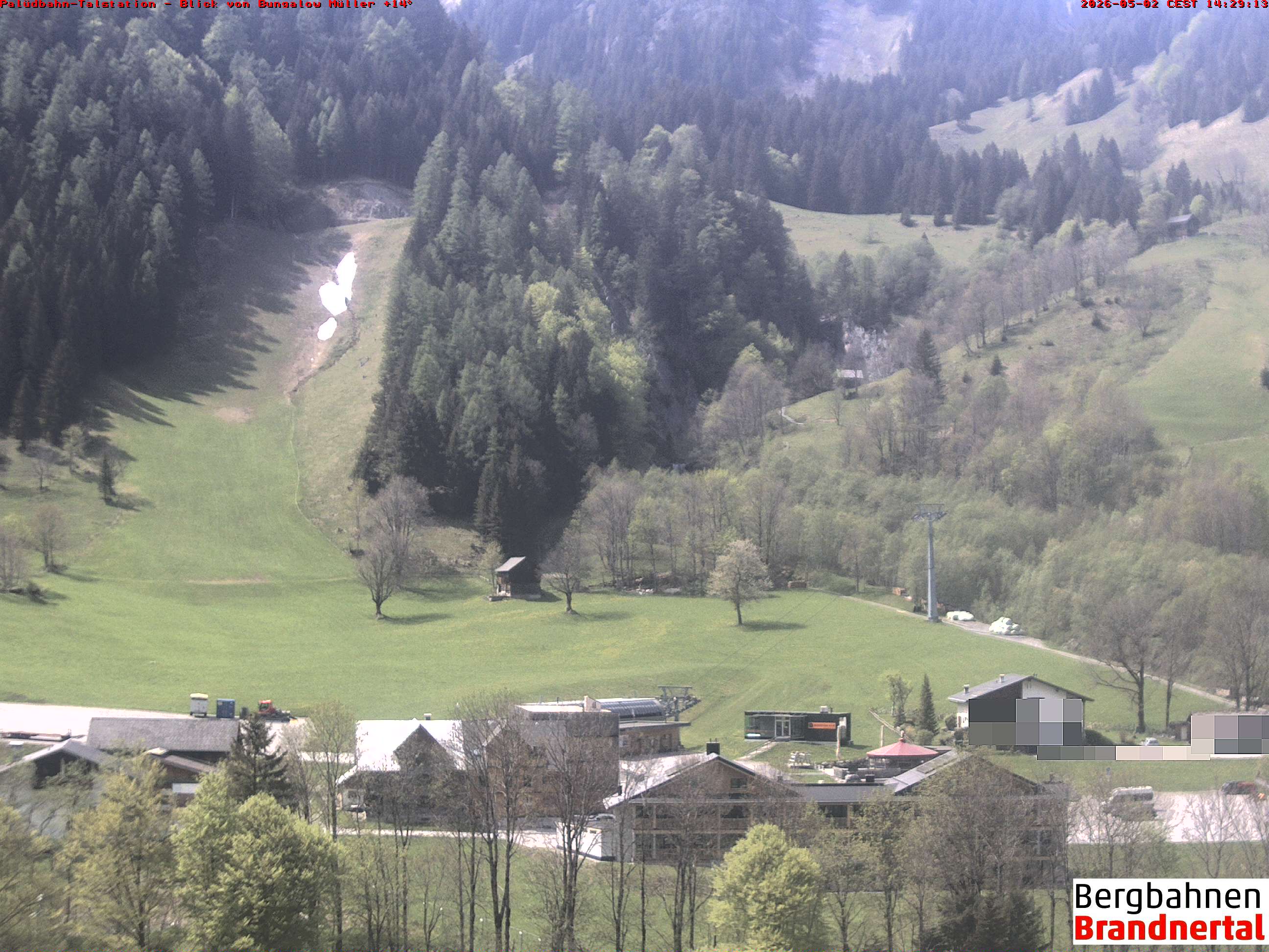 Blick auf Palüdbahn von Bungalow Müller
