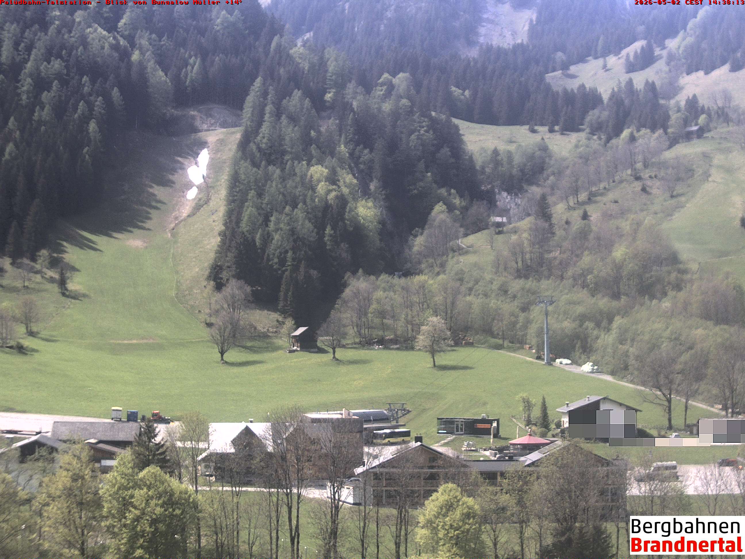 Blick auf Palüdbahn von Bungalow Müller