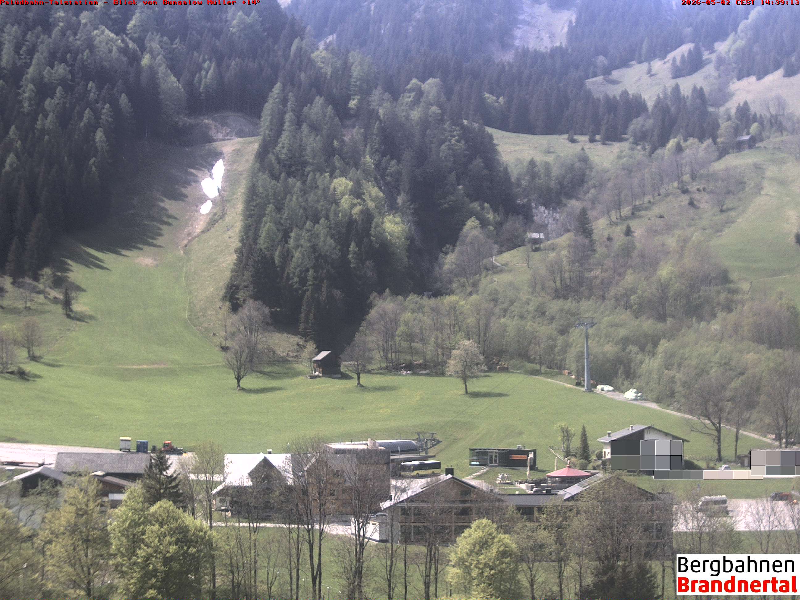 Blick auf Palüdbahn von Bungalow Müller