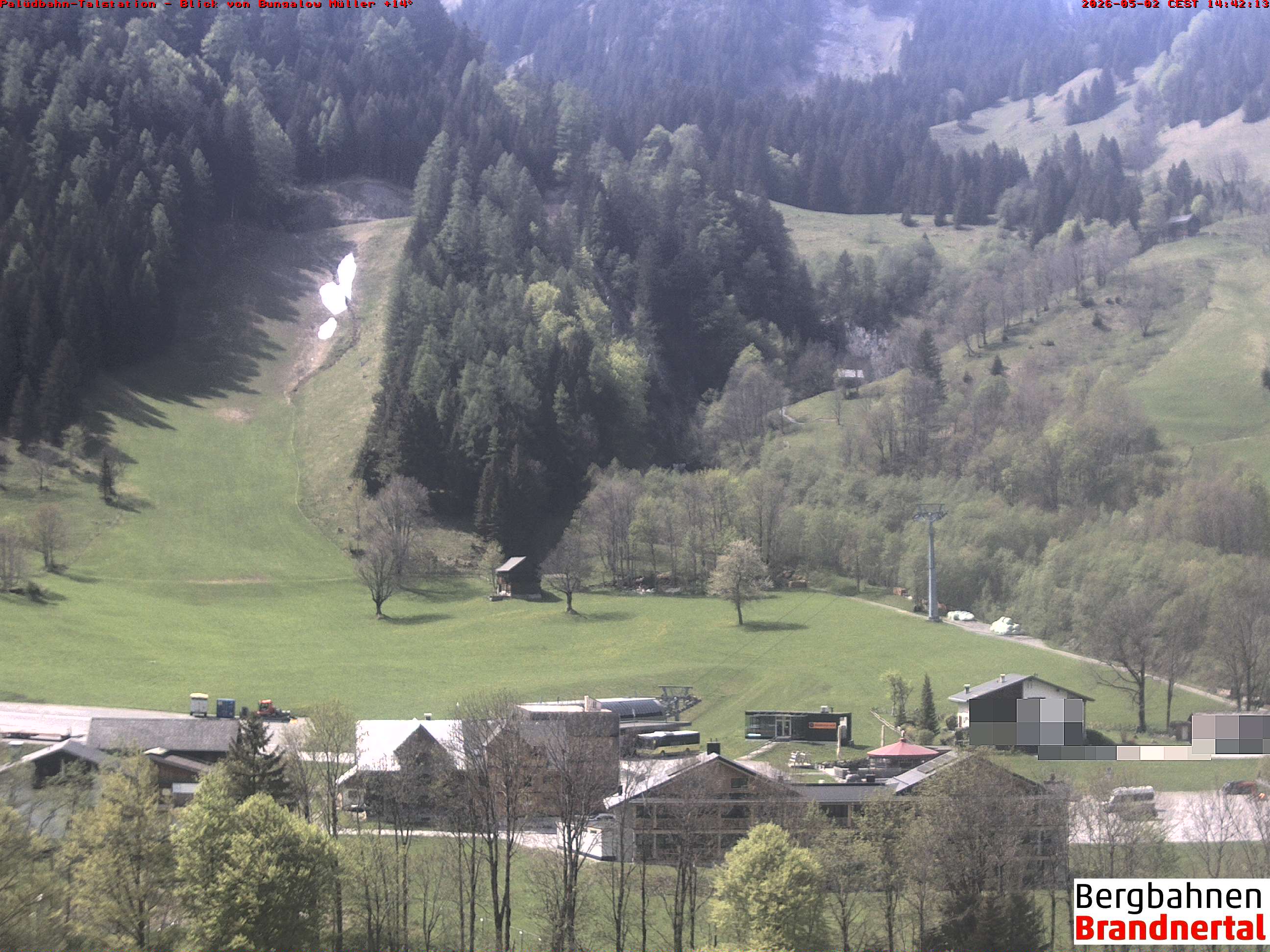 Blick auf Palüdbahn von Bungalow Müller
