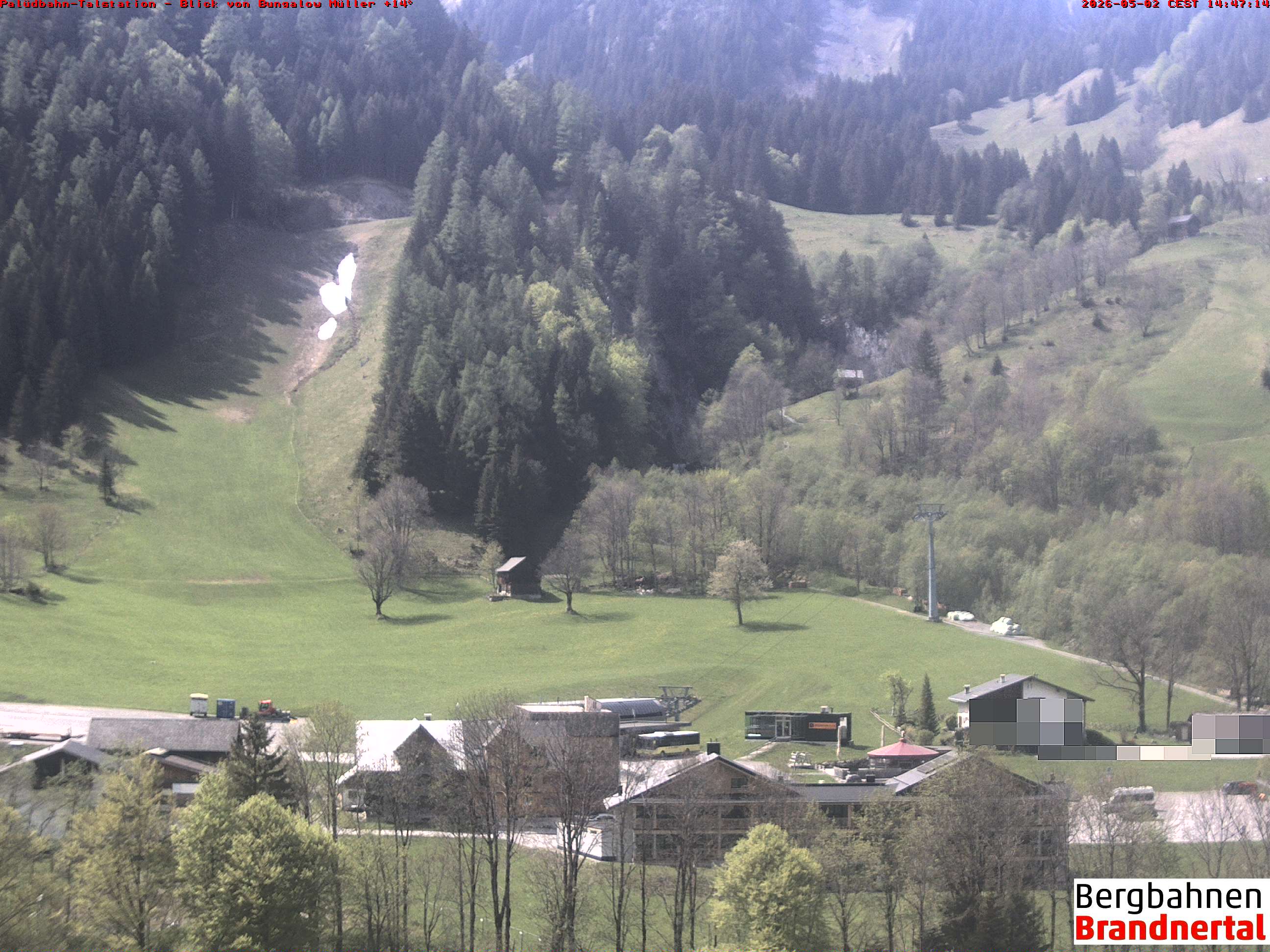 Blick auf Palüdbahn von Bungalow Müller