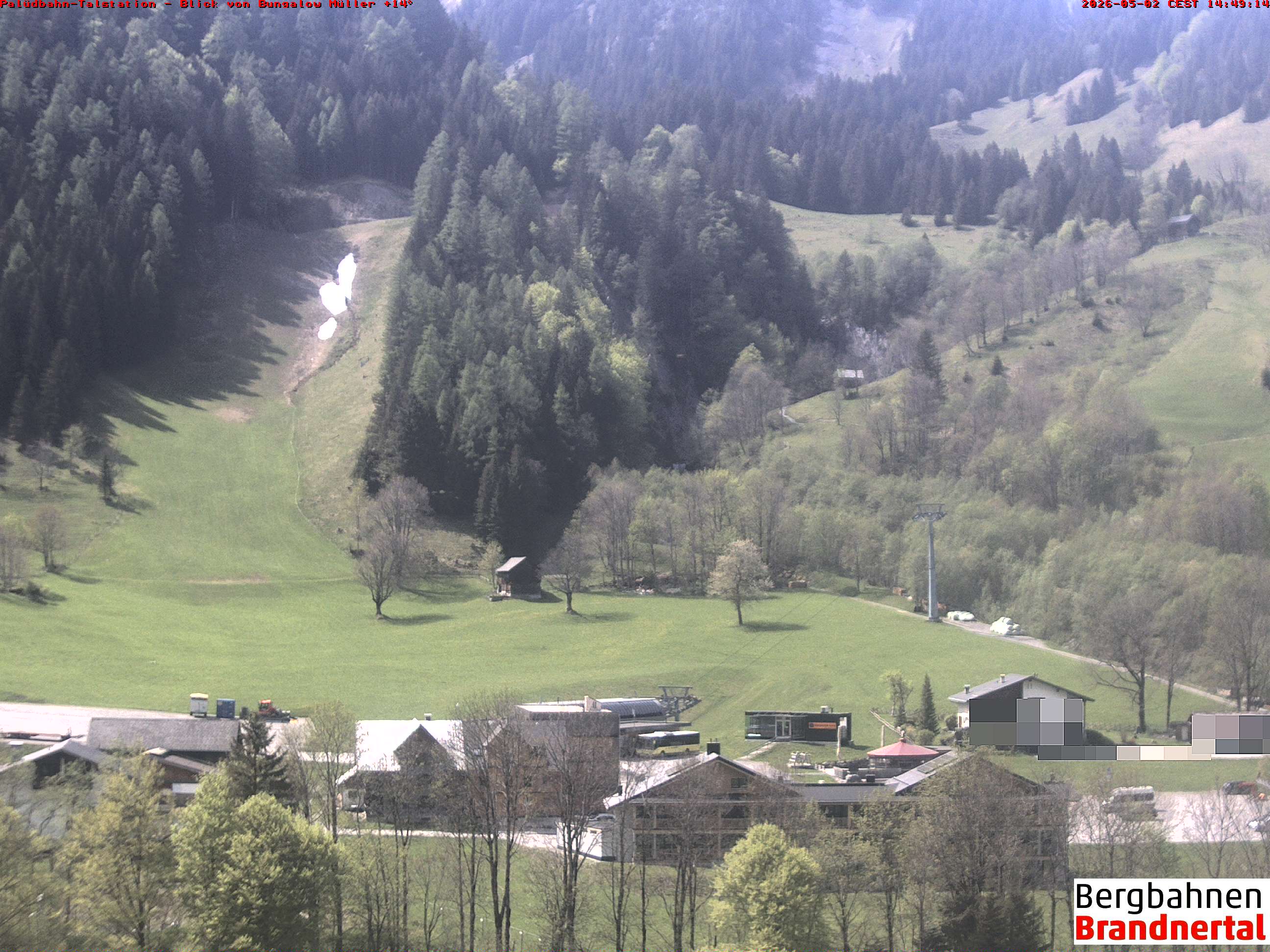 Blick auf Palüdbahn von Bungalow Müller
