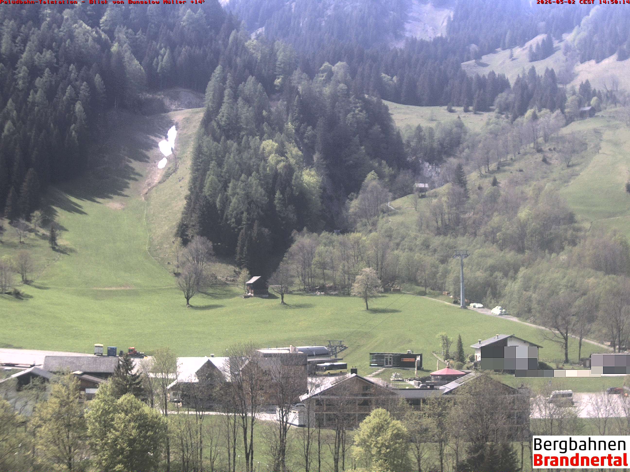 Blick auf Palüdbahn von Bungalow Müller