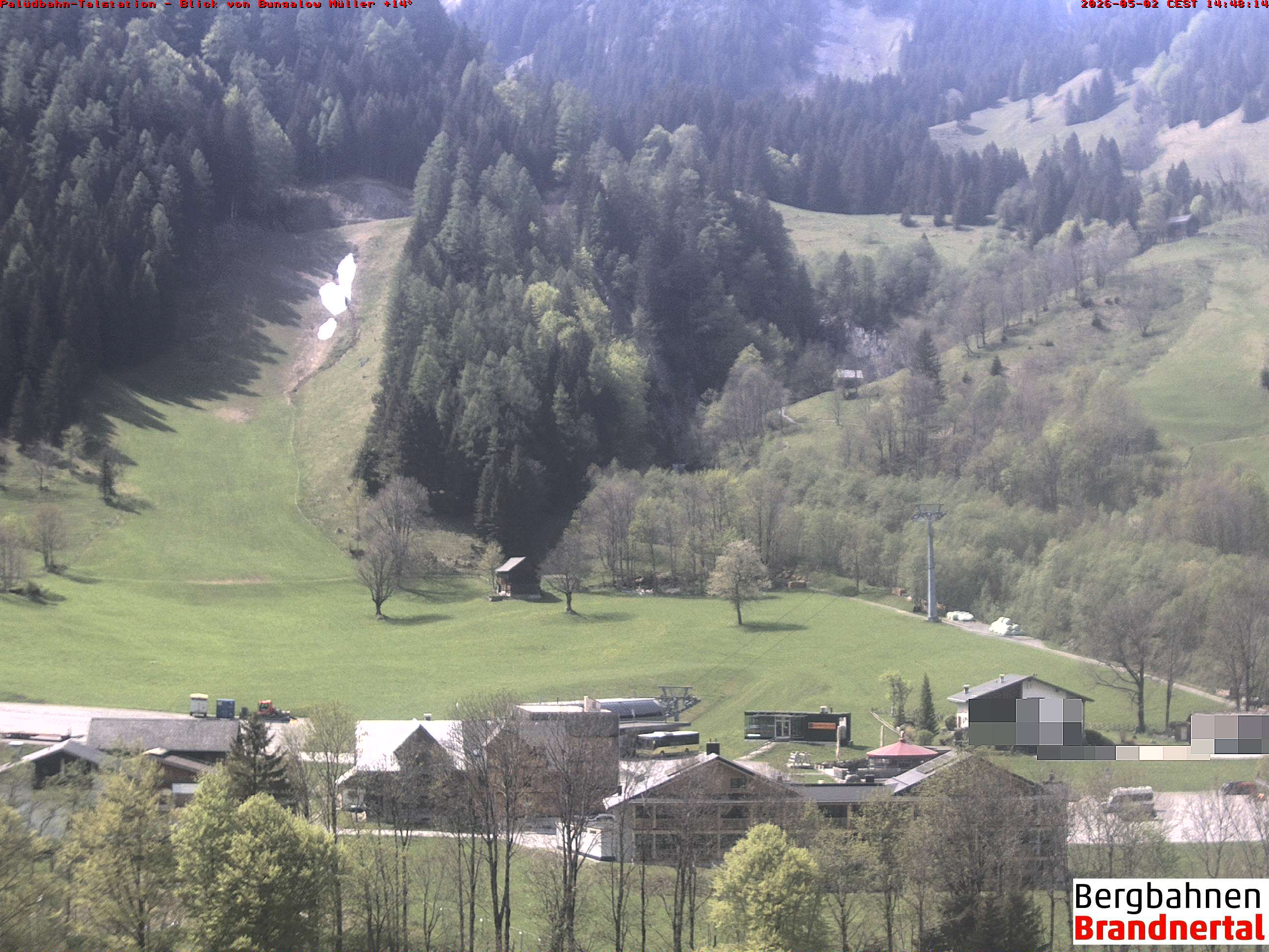 Blick auf Palüdbahn von Bungalow Müller