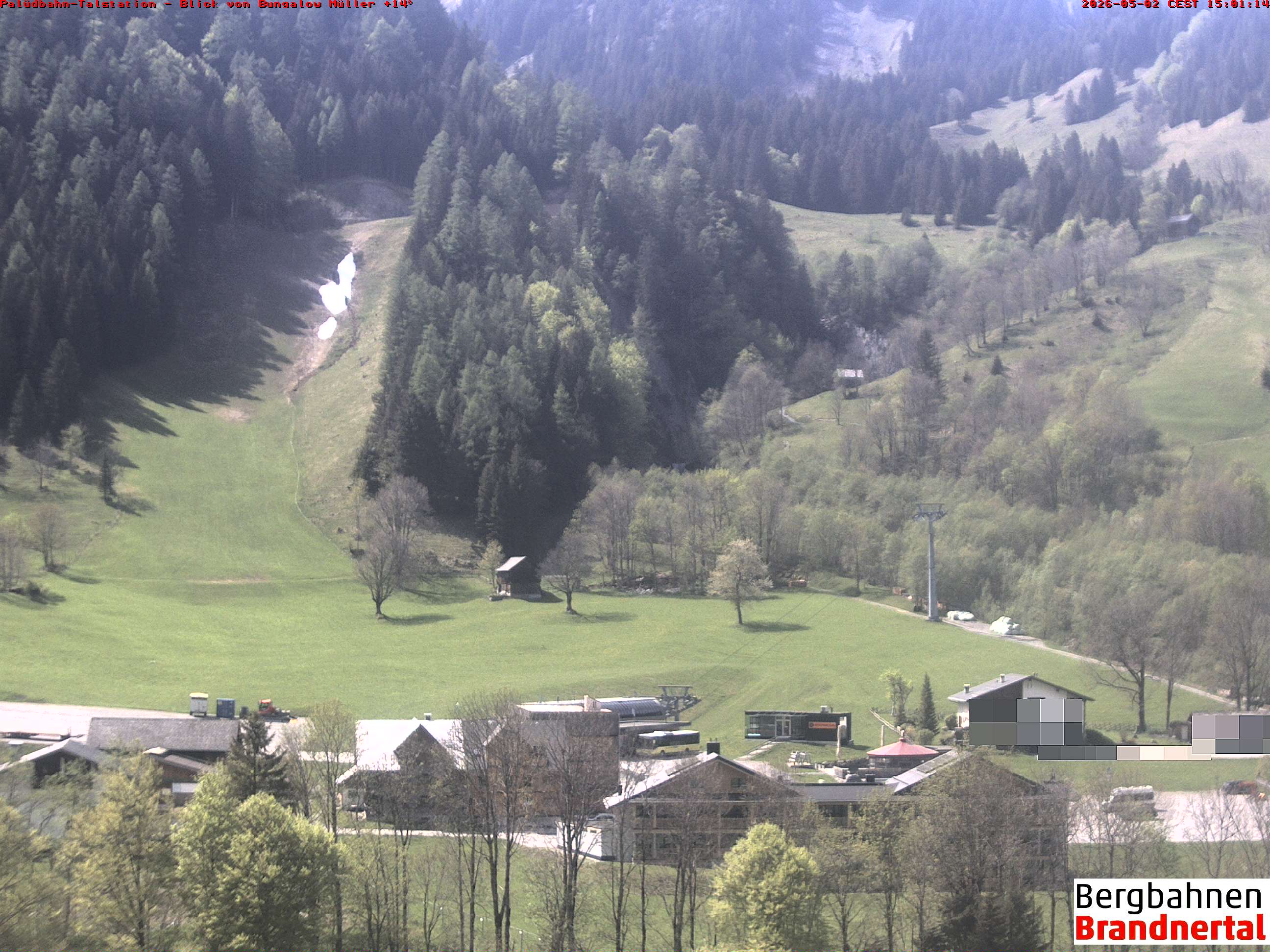 Blick auf Palüdbahn von Bungalow Müller