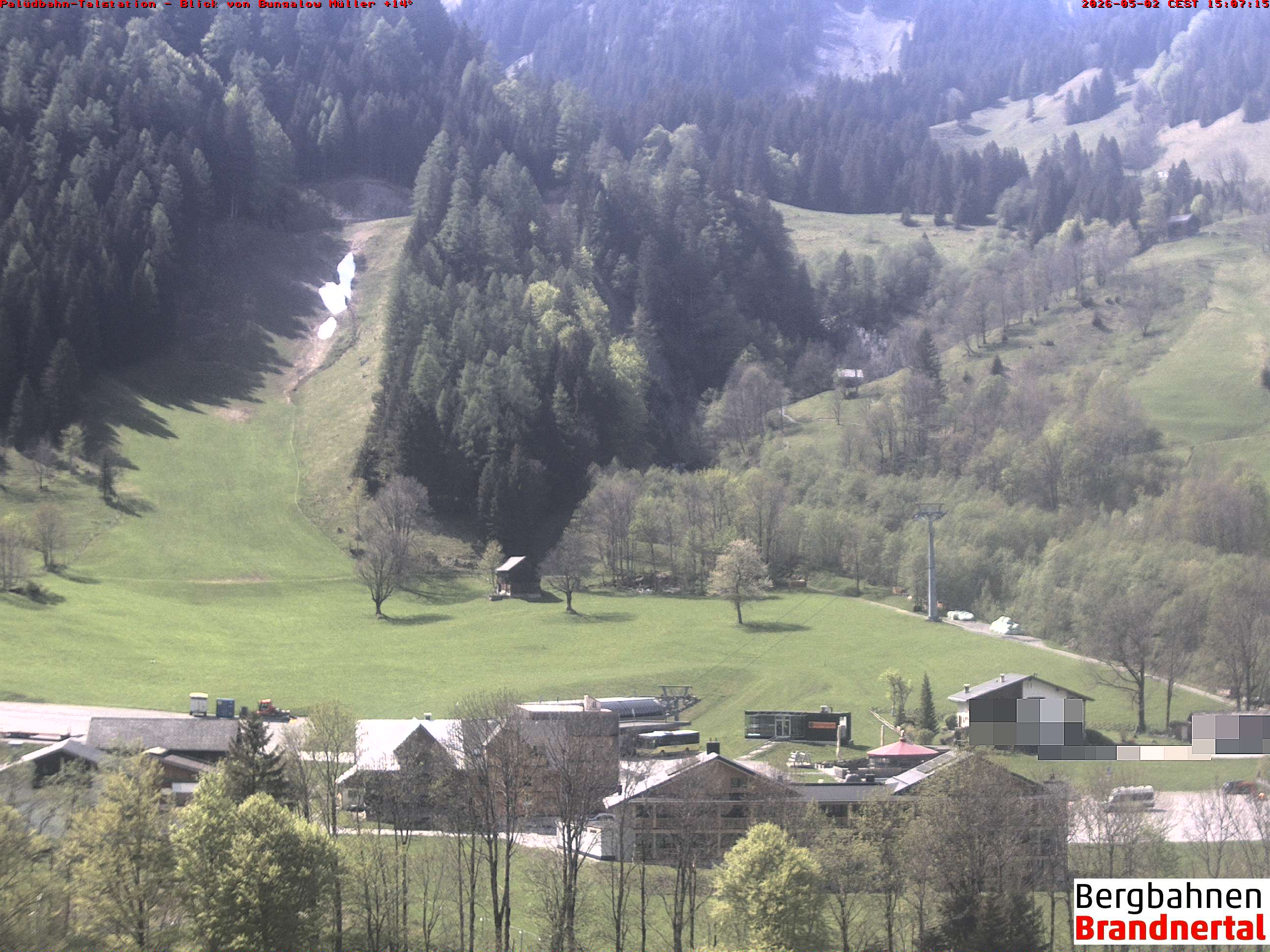 Blick auf Palüdbahn von Bungalow Müller