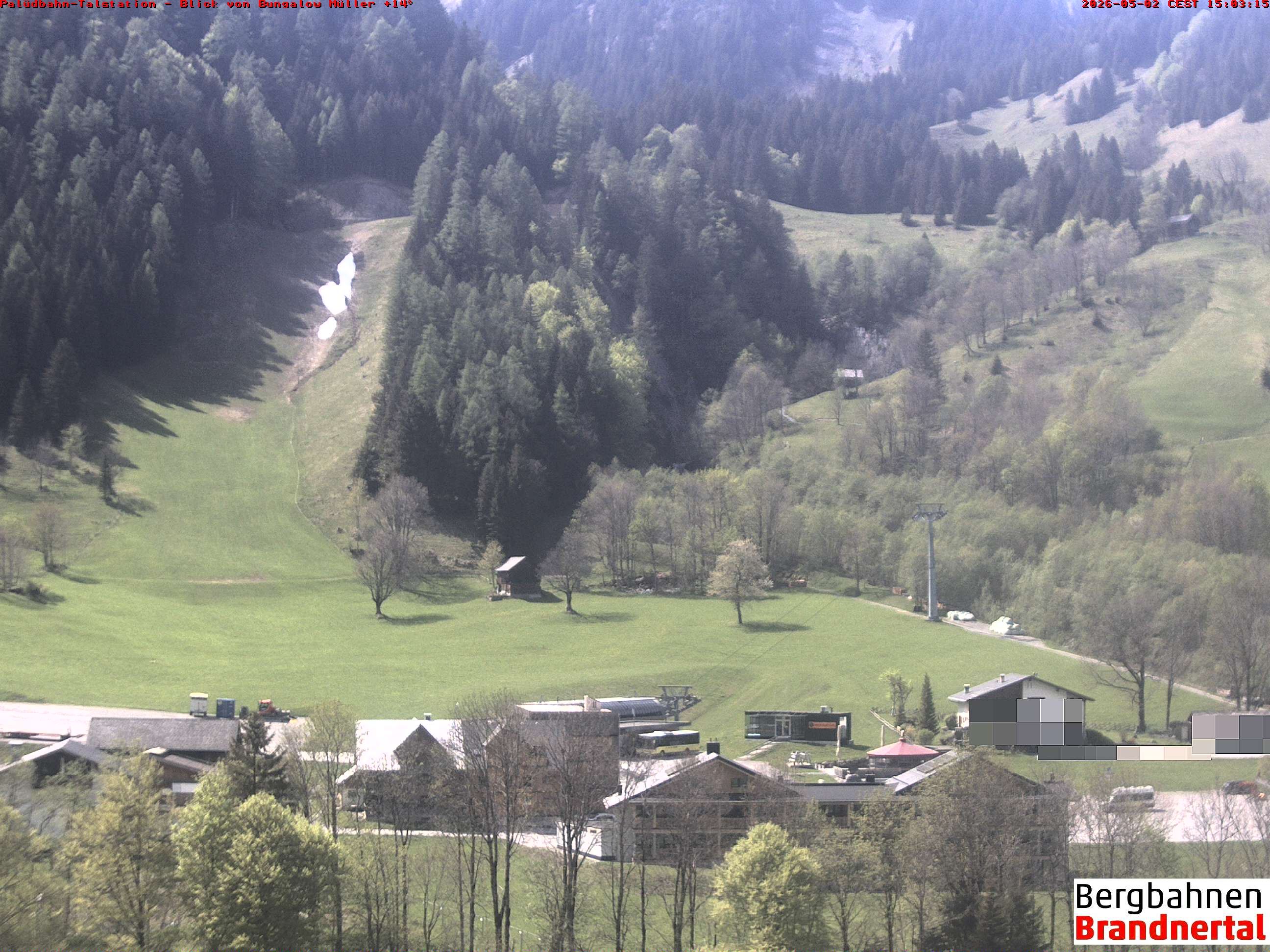 Blick auf Palüdbahn von Bungalow Müller