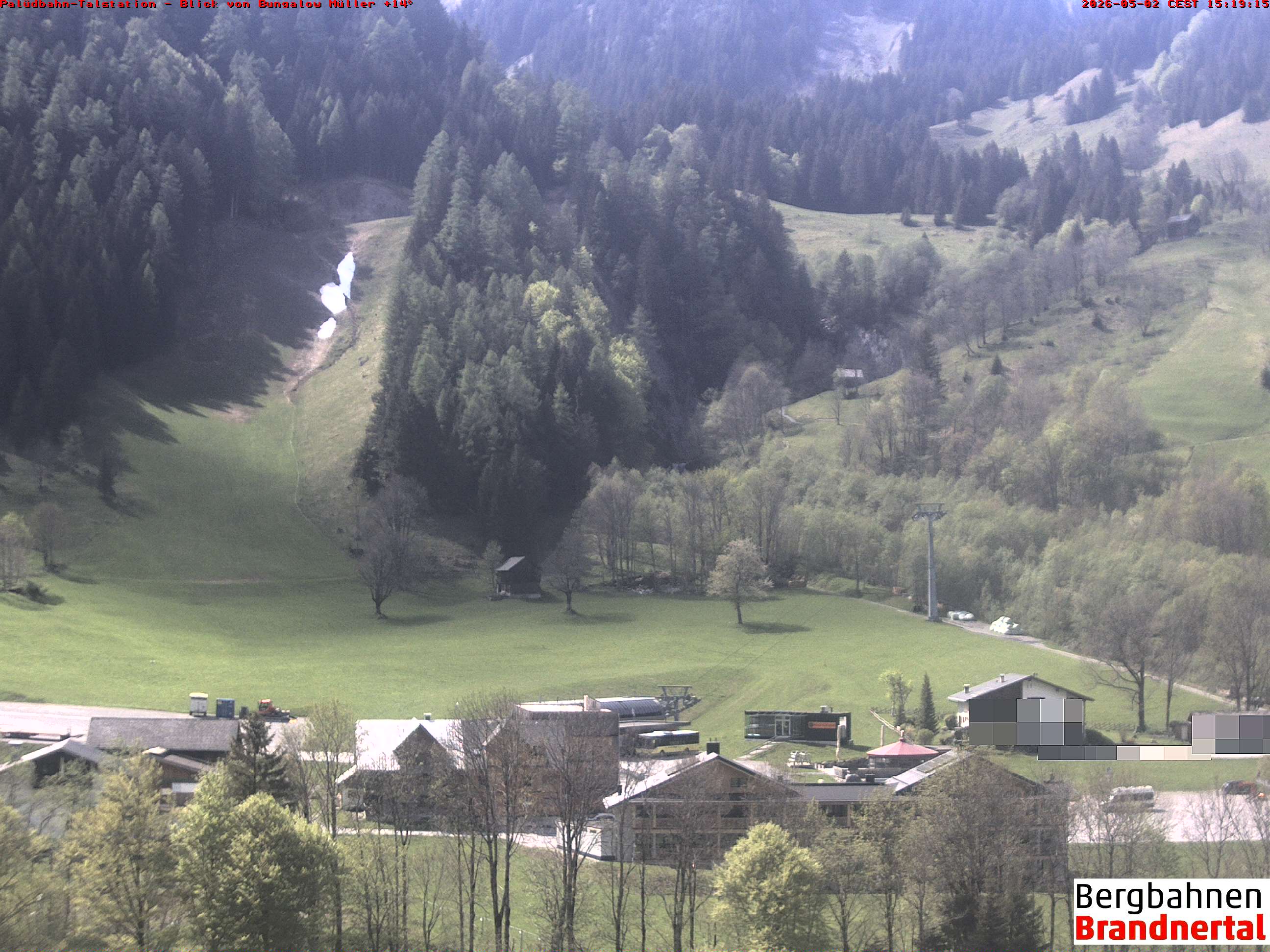 Blick auf Palüdbahn von Bungalow Müller