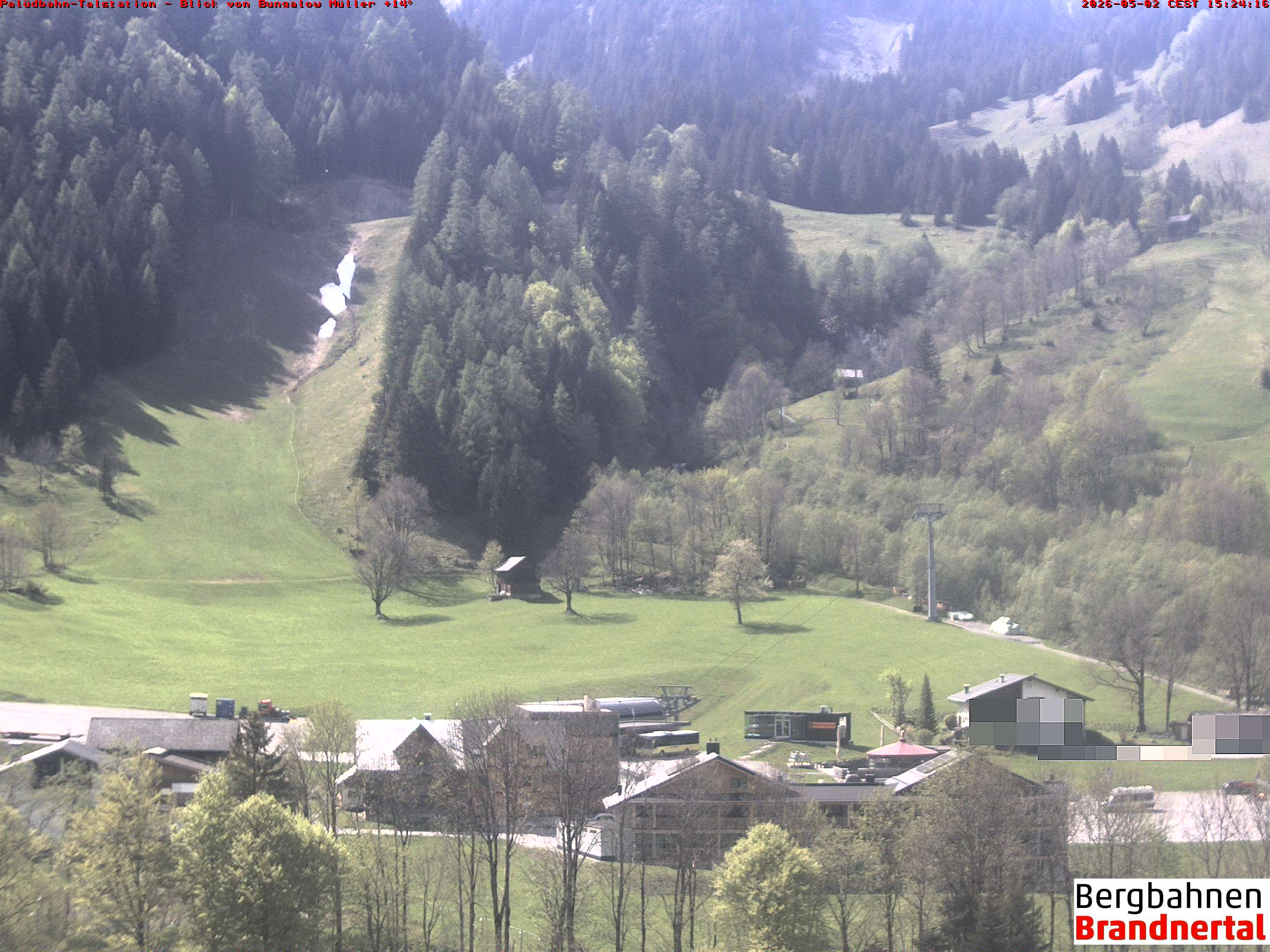 Blick auf Palüdbahn von Bungalow Müller